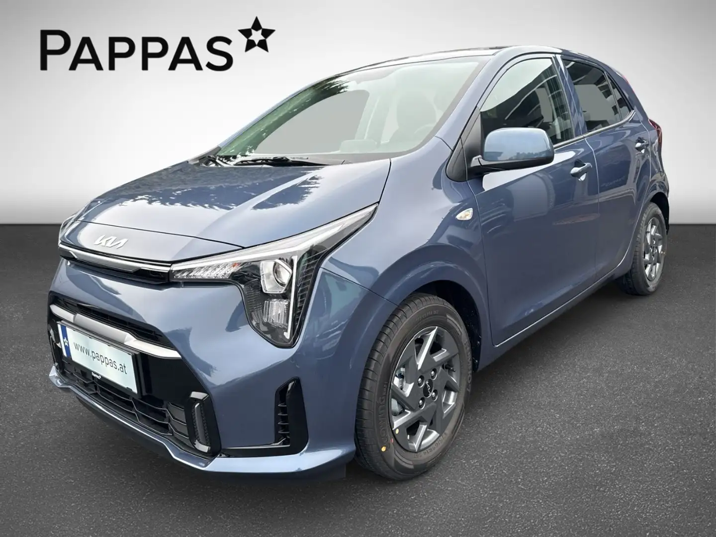Kia Picanto SILBER 1.0 *7 Jahre Werksgarantie, Navi, Lenkrad- Blau - 2