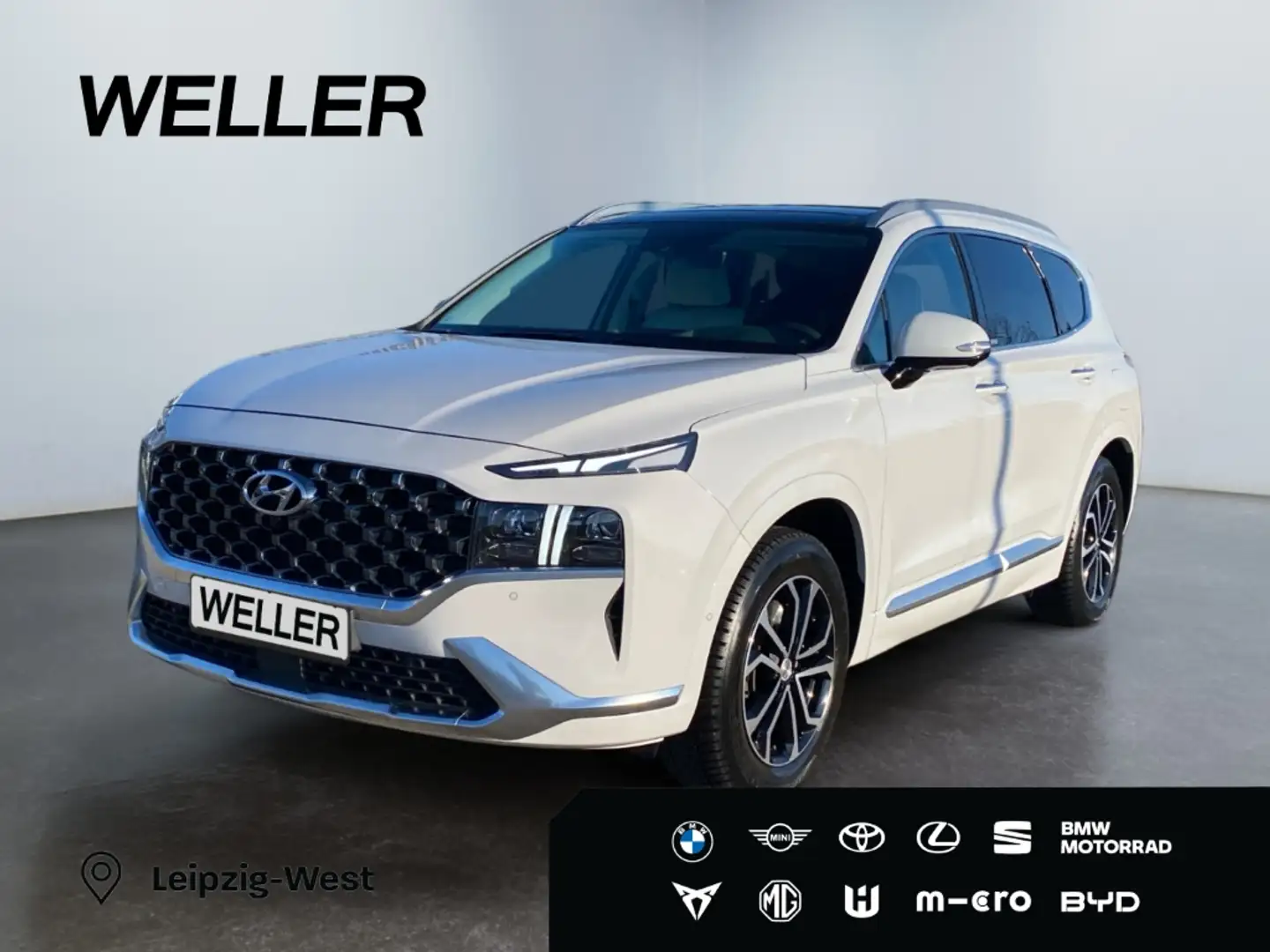 Hyundai SANTA FE 2.2 CRDi 4WD Signature *Pano*KRELL*4xSHZ* Weiß - 1
