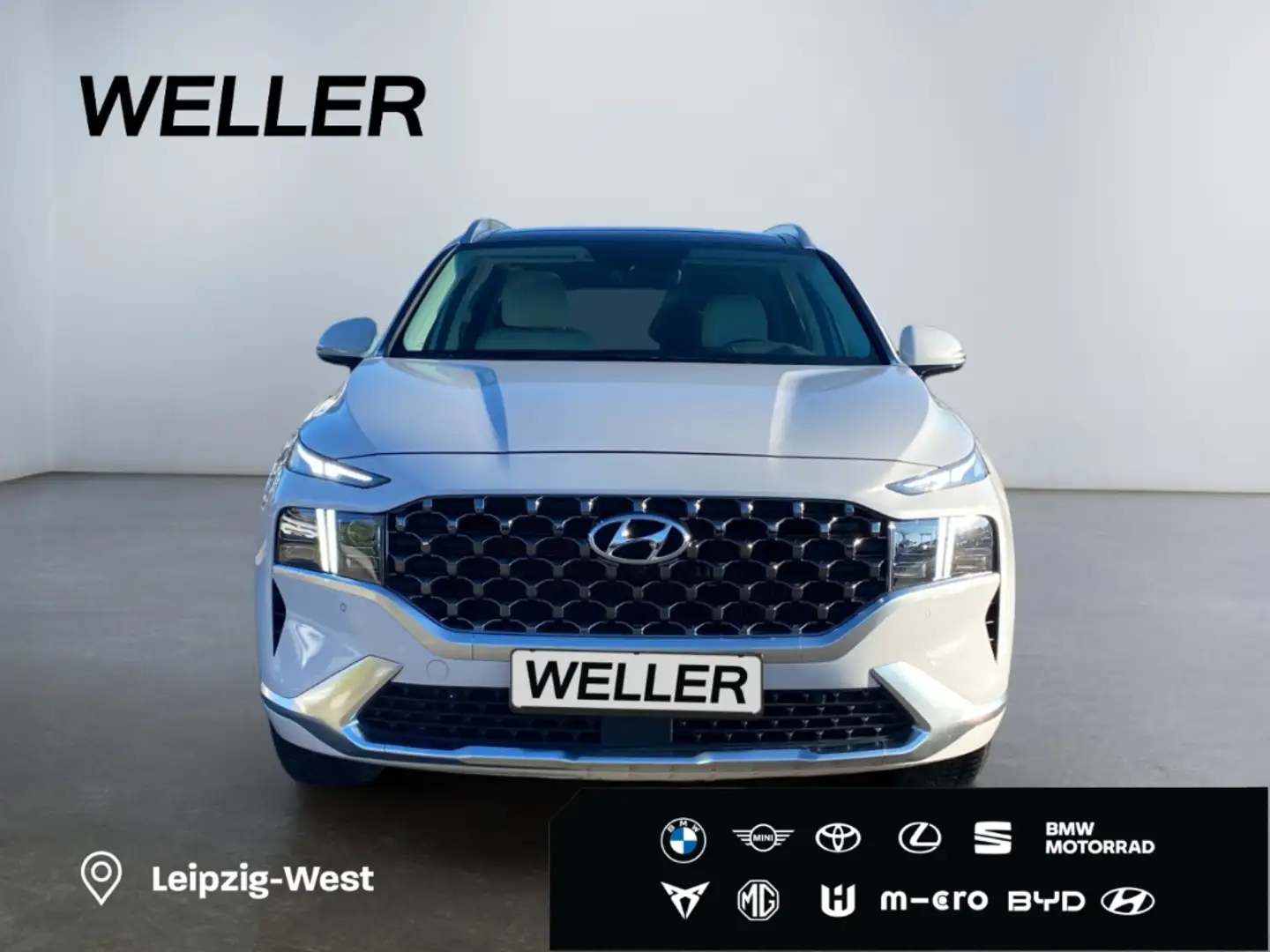 Hyundai SANTA FE 2.2 CRDi 4WD Signature *Pano*KRELL*4xSHZ* Weiß - 2
