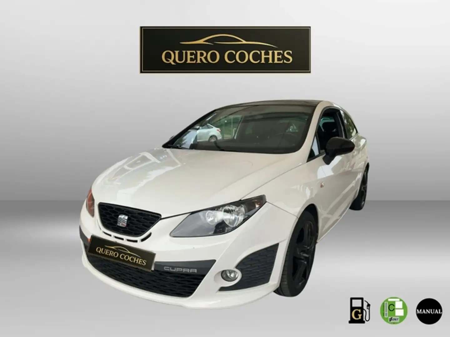 SEAT Ibiza SC 1.4TSI Cupra Bocanegra Aut. Weiß - 1