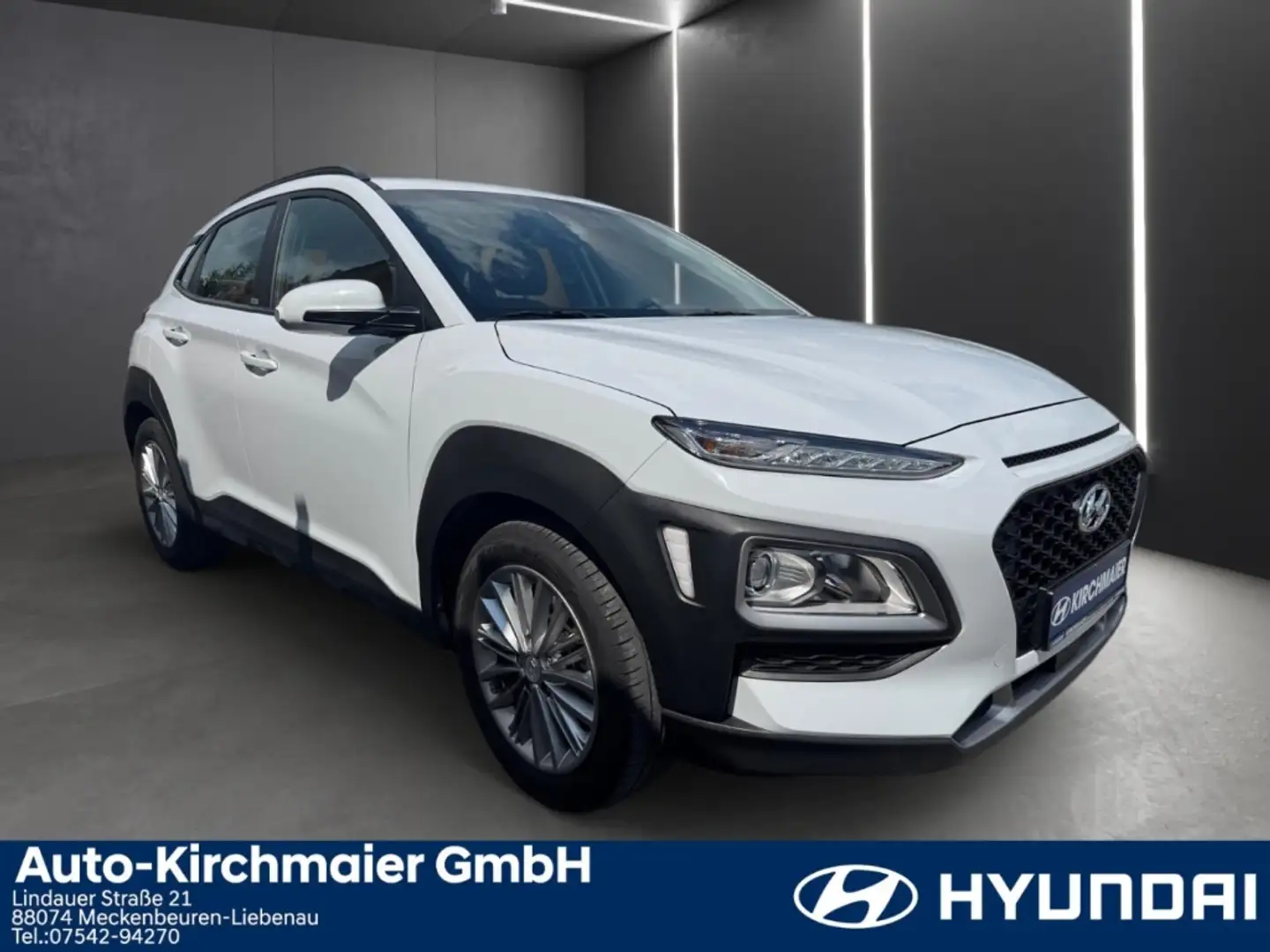 Hyundai KONA Trend 2WD 7DCT 1.6 T-GDI *NAVI*AHK abn.* Weiß - 2