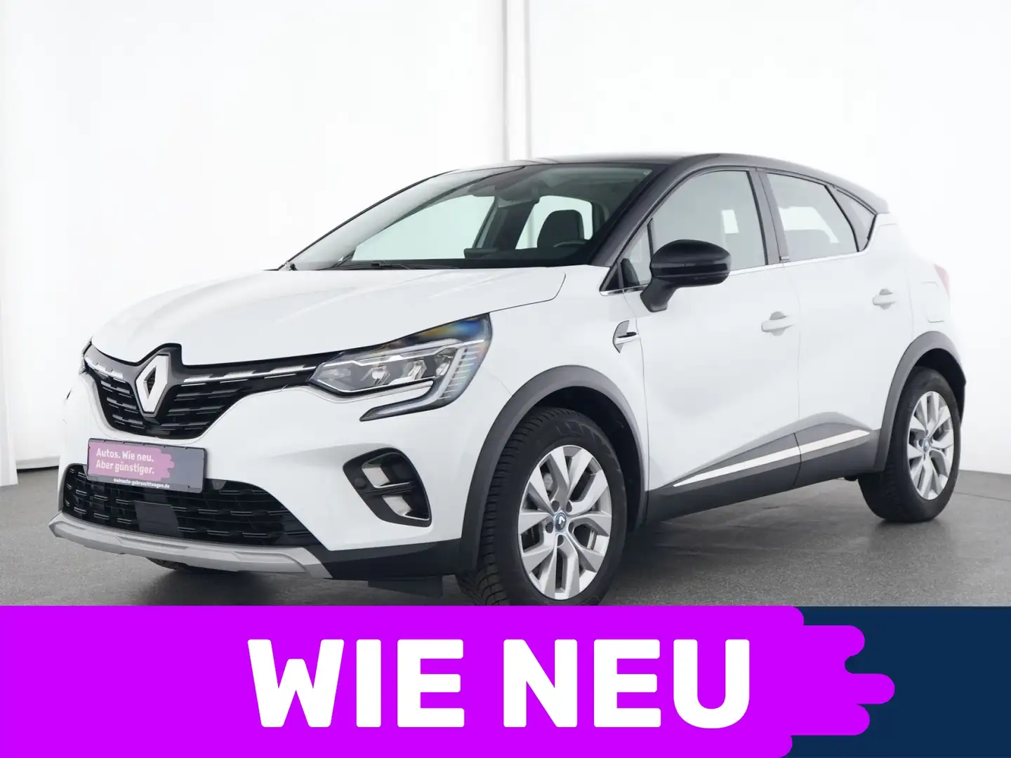 Renault Captur E-Tech Intens Schiebedach|Navi|Kamera|LED Weiß - 1