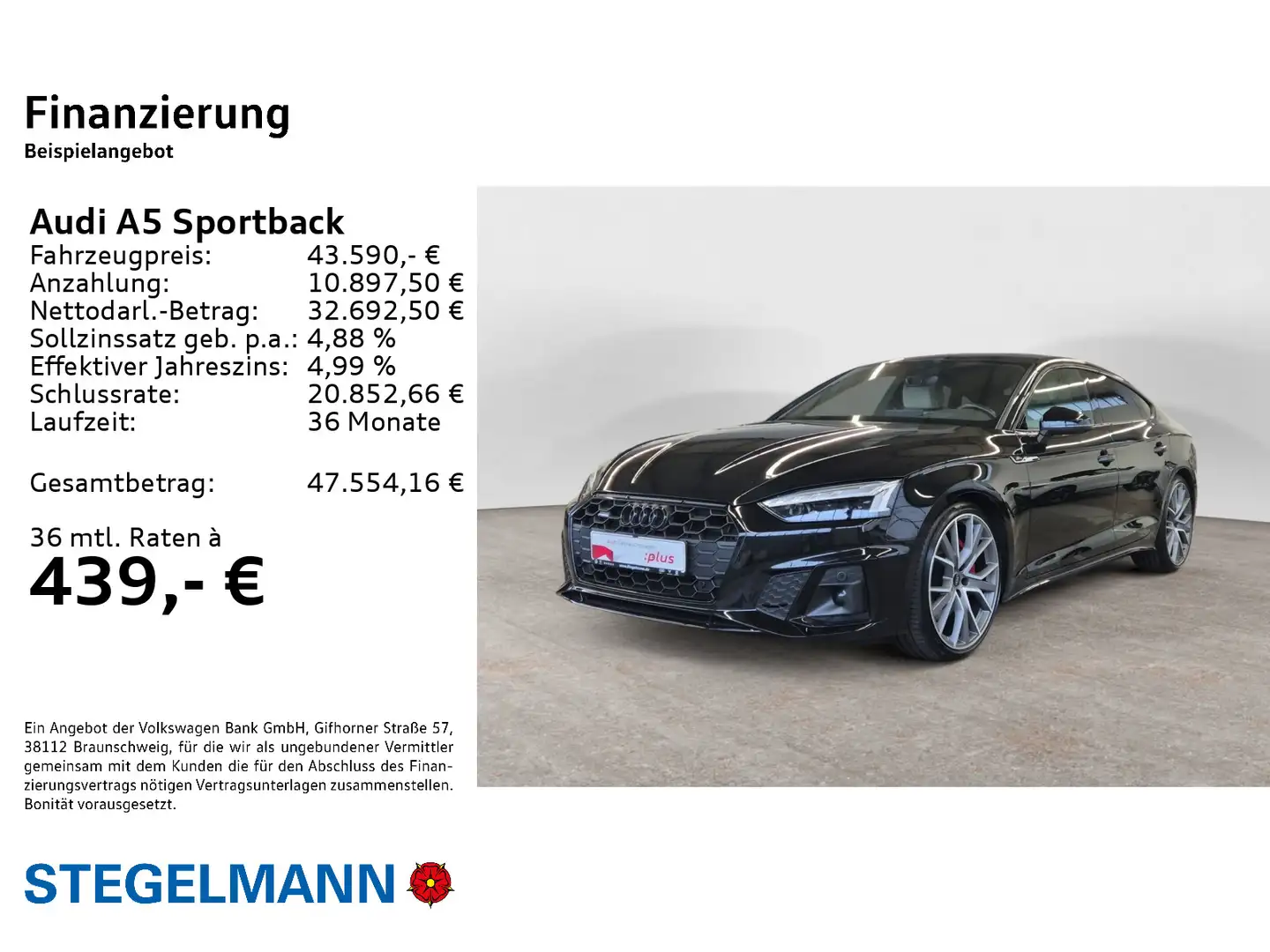 Audi A5 50 TDI qu. Tiptr. S-Line *AHK*Head- Zwart - 2