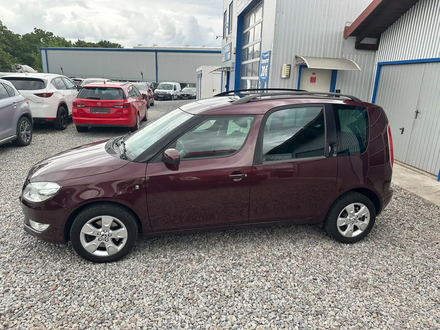 Skoda Roomster Ambition 1.2 KLIMA NAVI PDC KAMERA SITZHEIZUNG Rot - 2