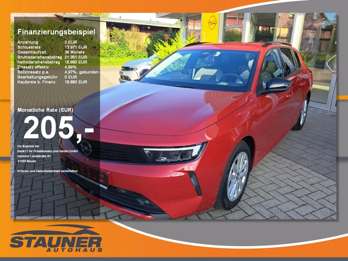 Opel Astra L Sports Tourer 1.2 Turbo Edition LED NAVI SITZ u. Rot - 1