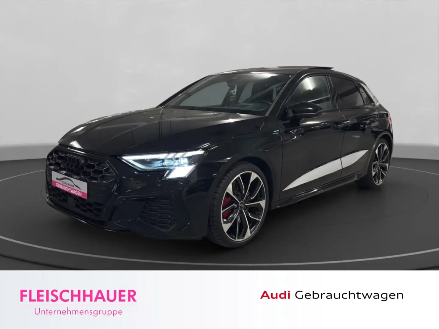 Audi S3 Sportback 2.0 TFSI qu. Matrix+Navi+Pano+B&O+ACC Schwarz - 1