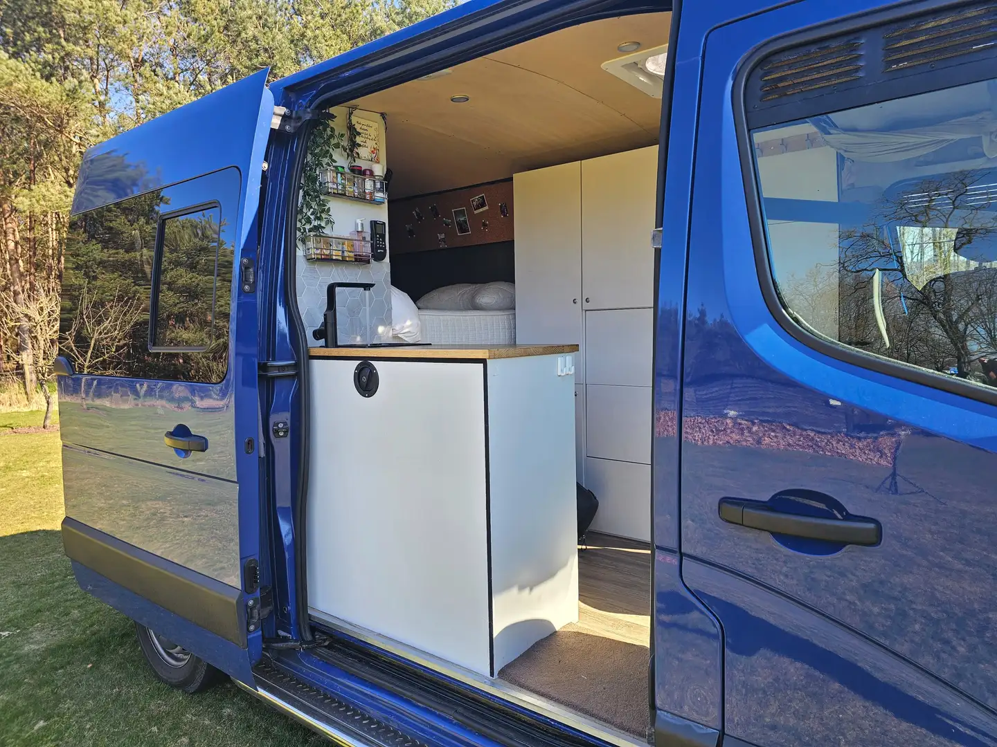 Renault Master Camper / Kampeerwagen Blauw - 2