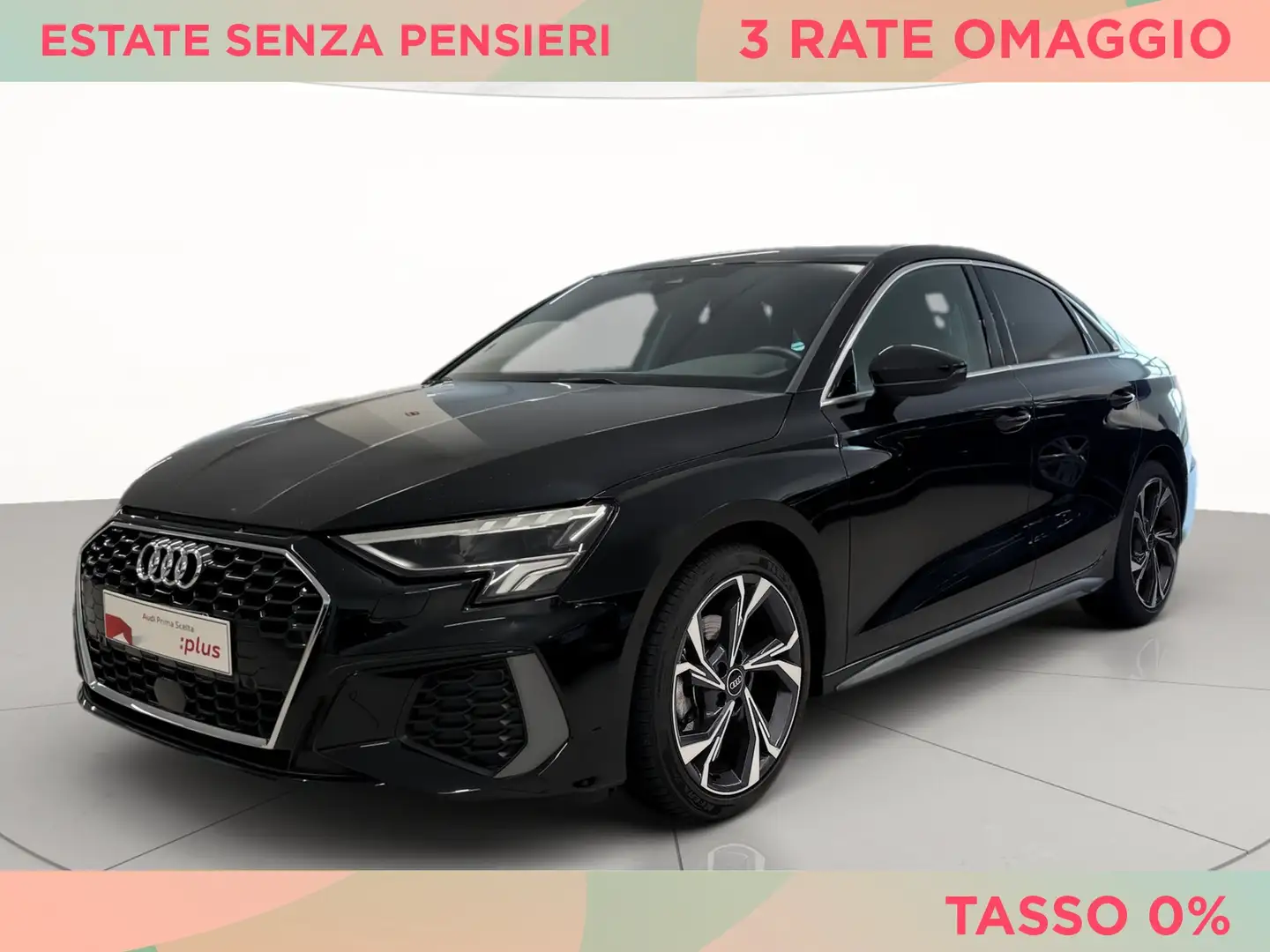 Audi A3 sedan 35 2.0 tdi s line edition s-tronic Nero - 1