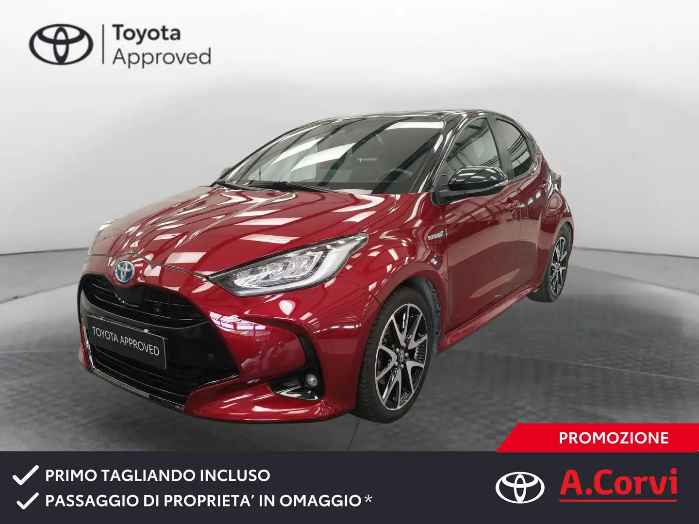 Toyota Yaris Yaris 1.5 Hybrid 5 porte Style Rosso - 1