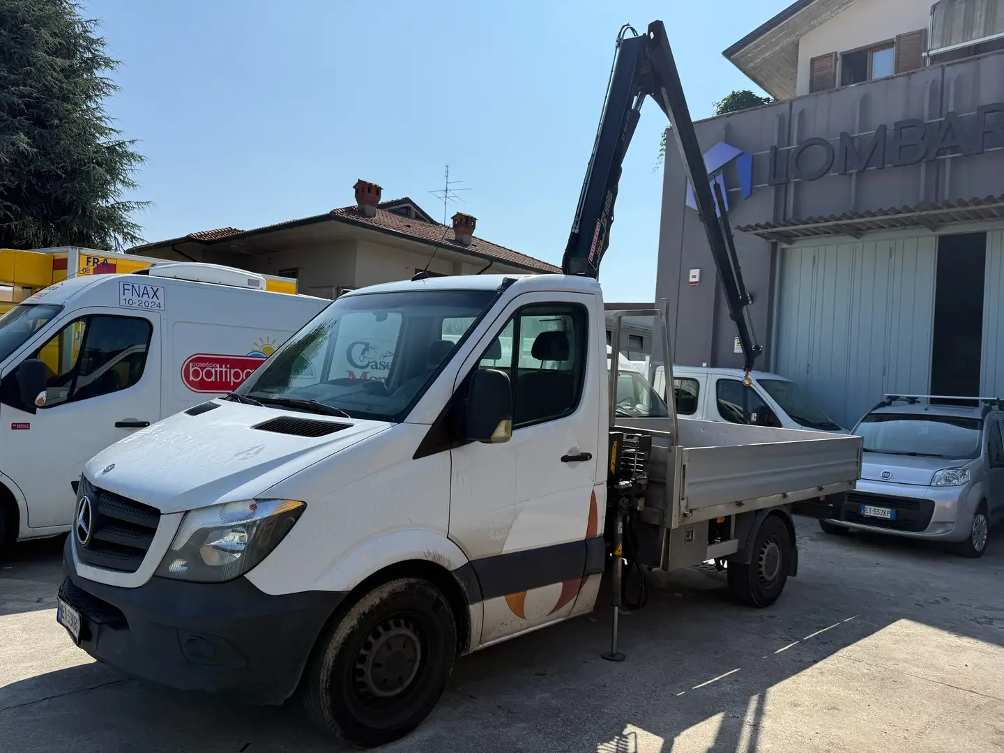 Mercedes-Benz Sprinter 316 CDI/2.2/160CV/CASSONE GRU/190000 KM/2014 Bianco - 1