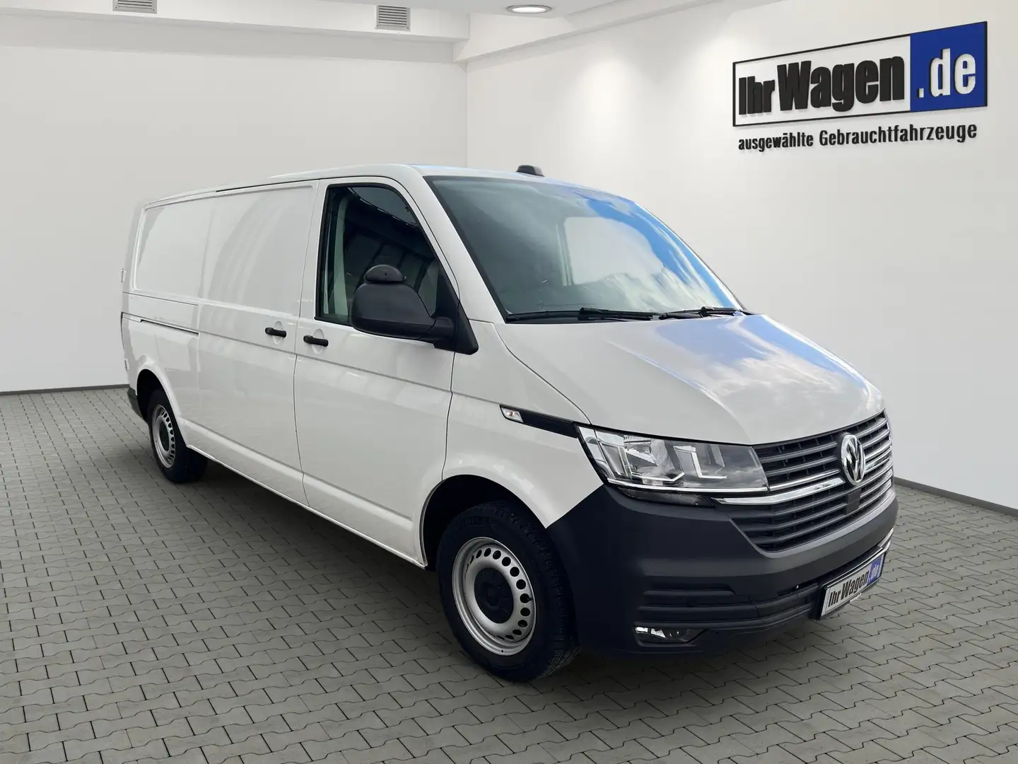 Volkswagen T6.1 Transporter lang FWD*Standhz*Abst.Tempomat*1Hd* Blanc - 2