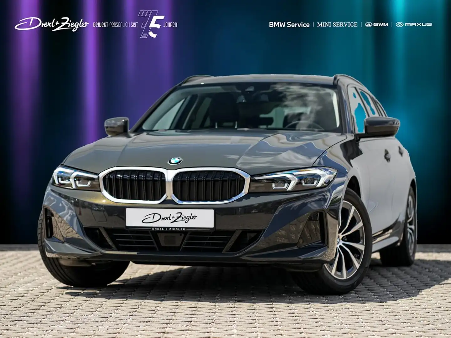 BMW 318 i Tour ACC HeadUp RFK KoZg SpSitze LiveCoProf Gris - 1