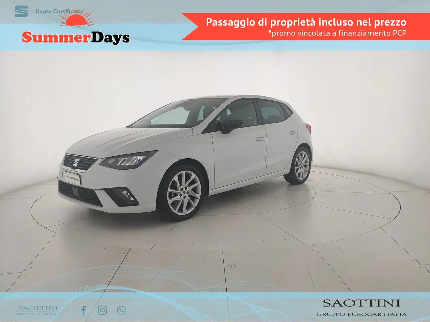 SEAT Ibiza 1.0 ecotsi FR 95 CV Bianco - 1