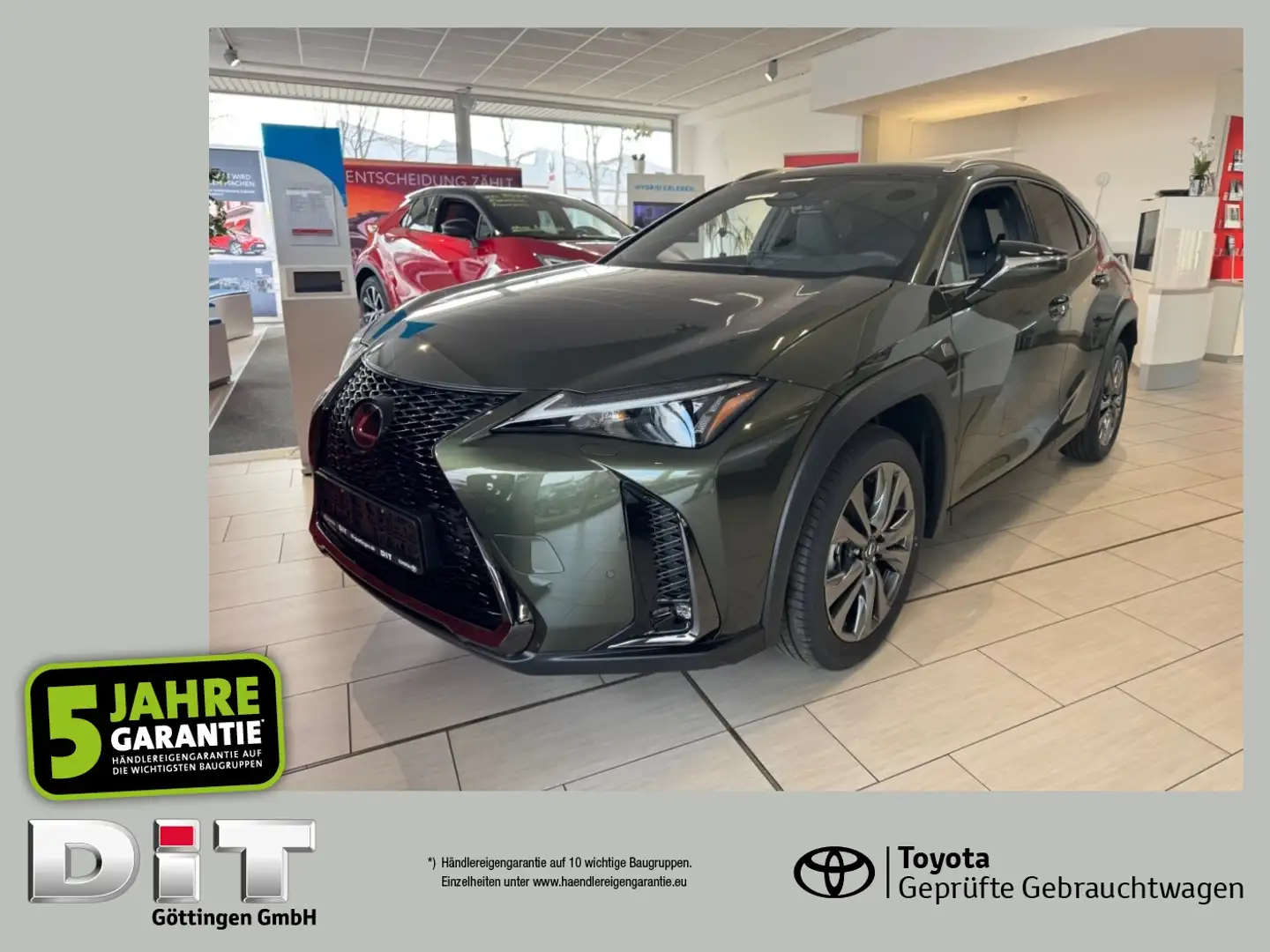 Lexus UX 300e UX 300h F Sport Design Klimaaut., ACC,SpurH, LM Grün - 1