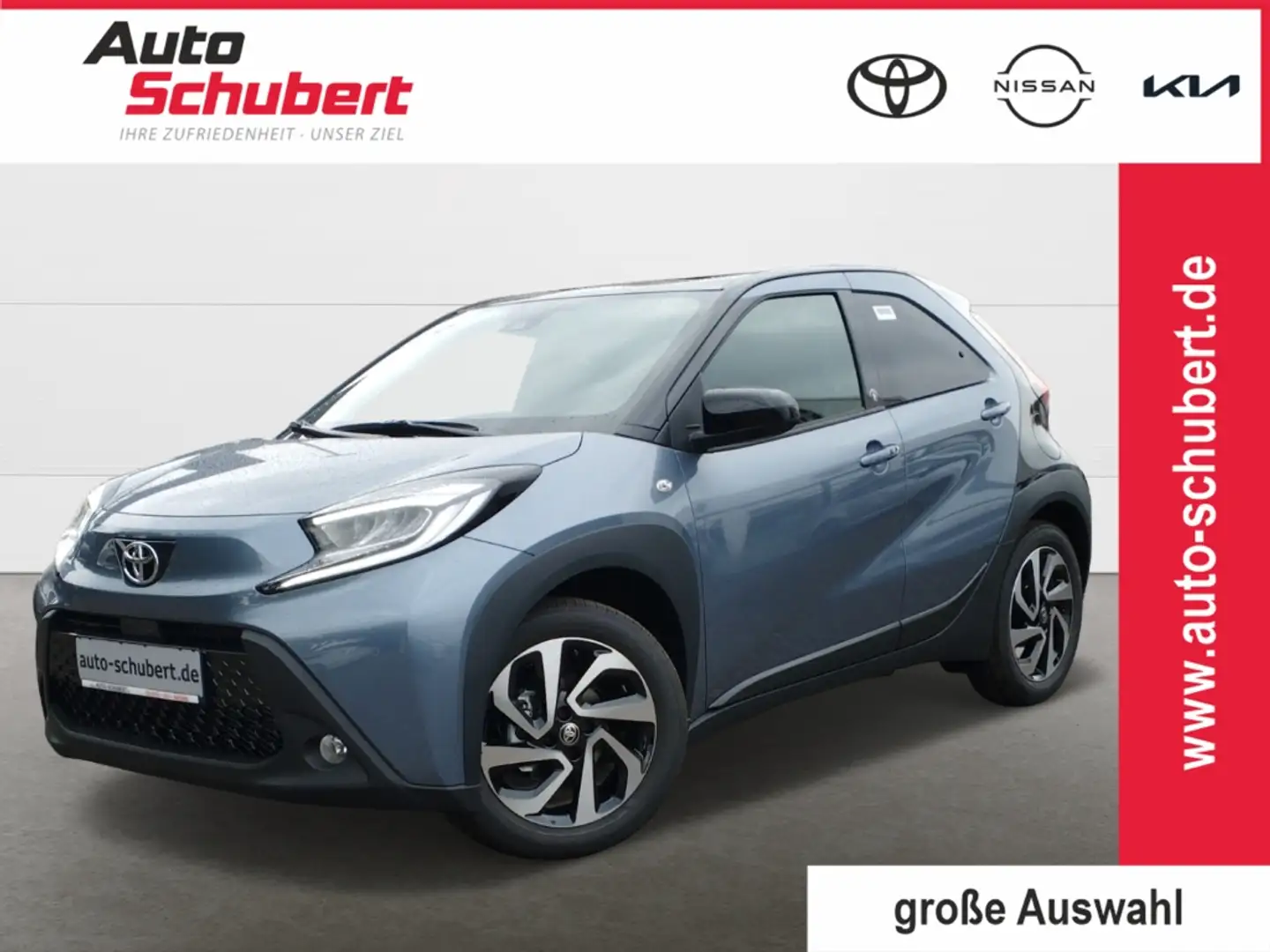 Toyota Aygo X 1,0 Team D Komfort-/LED-Paket SITZHZG KLIMAAUTO Grau - 1