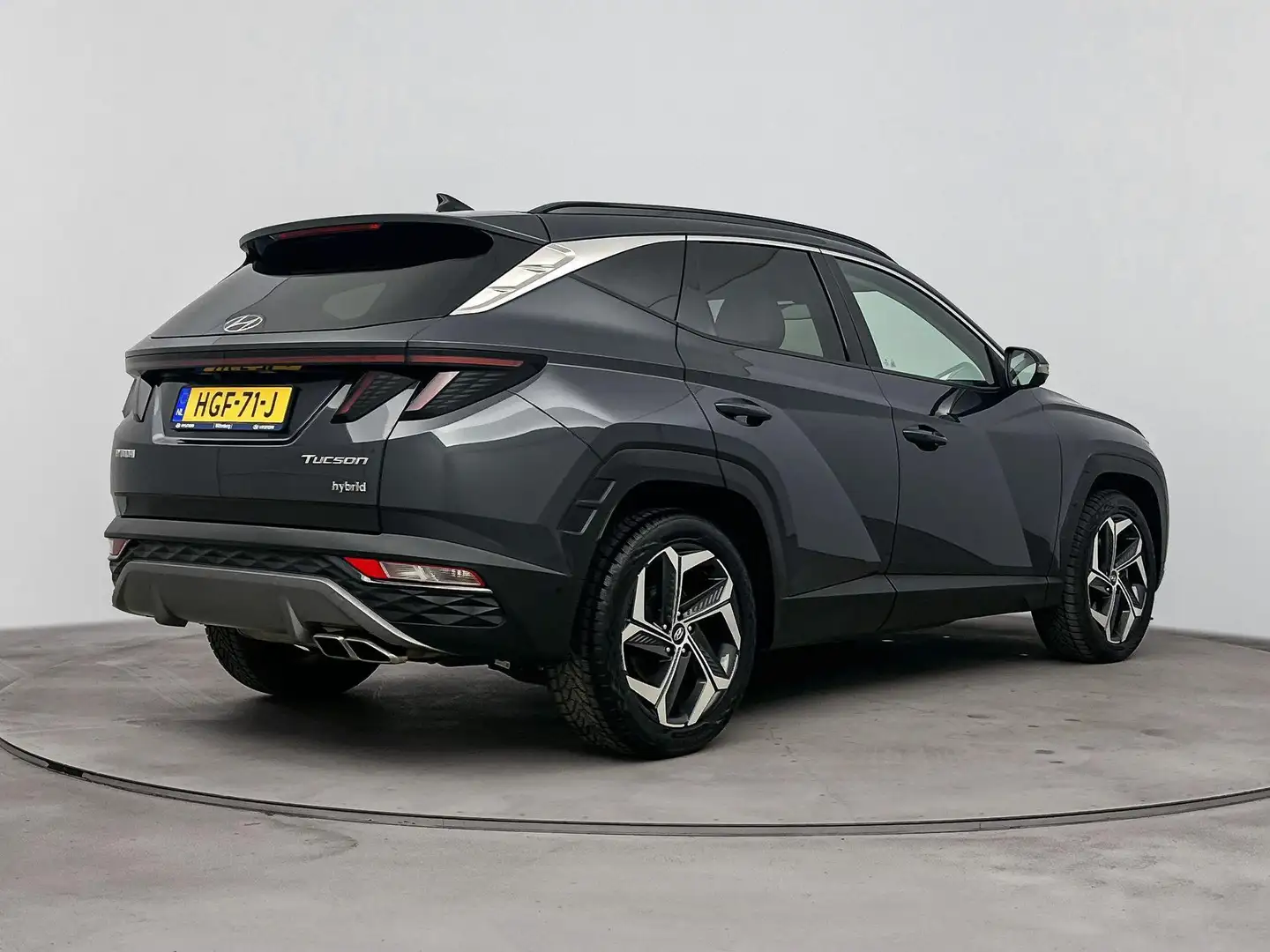 Hyundai TUCSON 1.6 T-GDI HEV PREMIUM SKY *| AFNEEMBARE TREKHAAK | Grijs - 2
