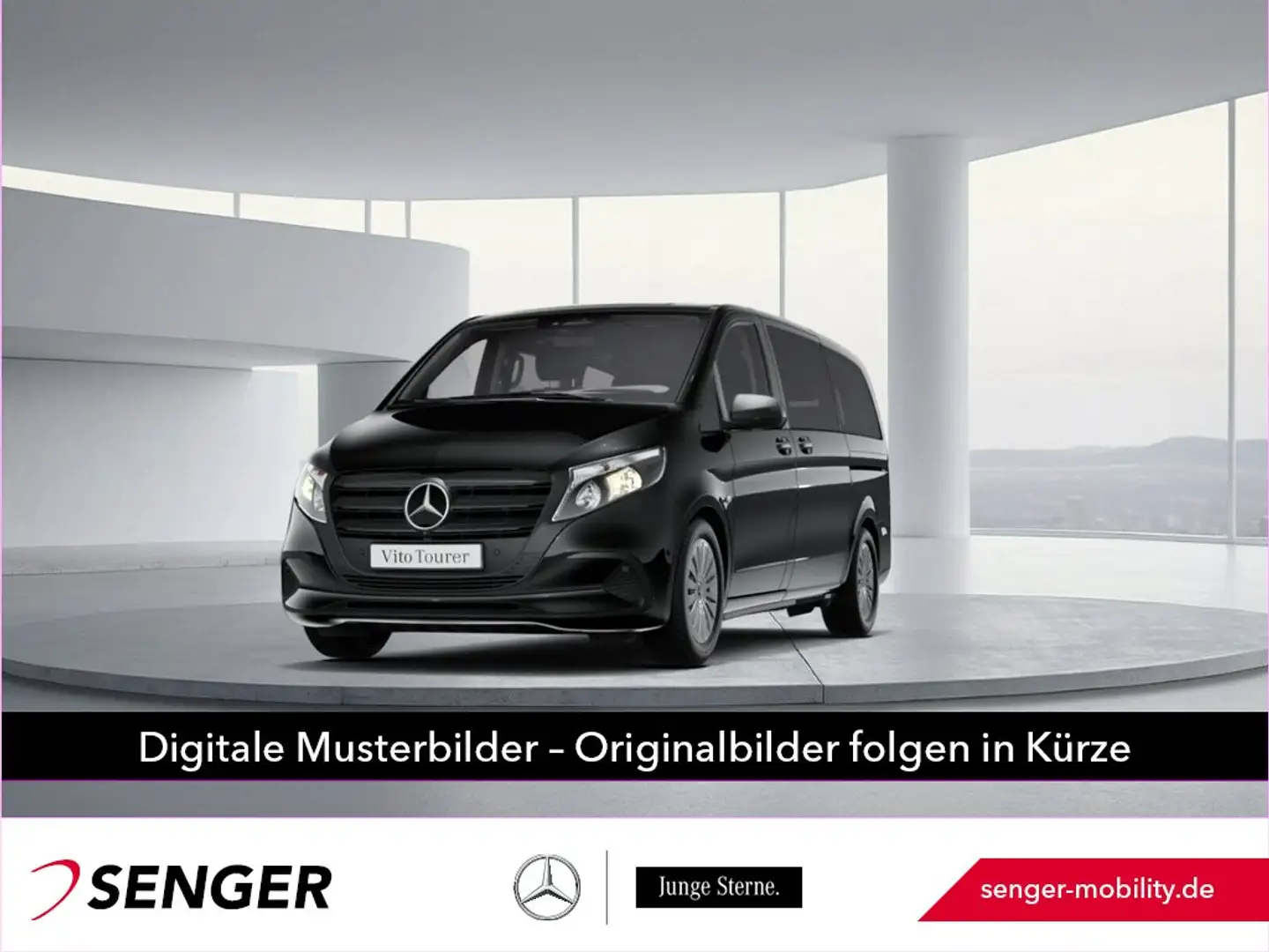 Mercedes-Benz Vito 116 CDI Tourer Pro lang Liege-Paket 9G Schwarz - 1