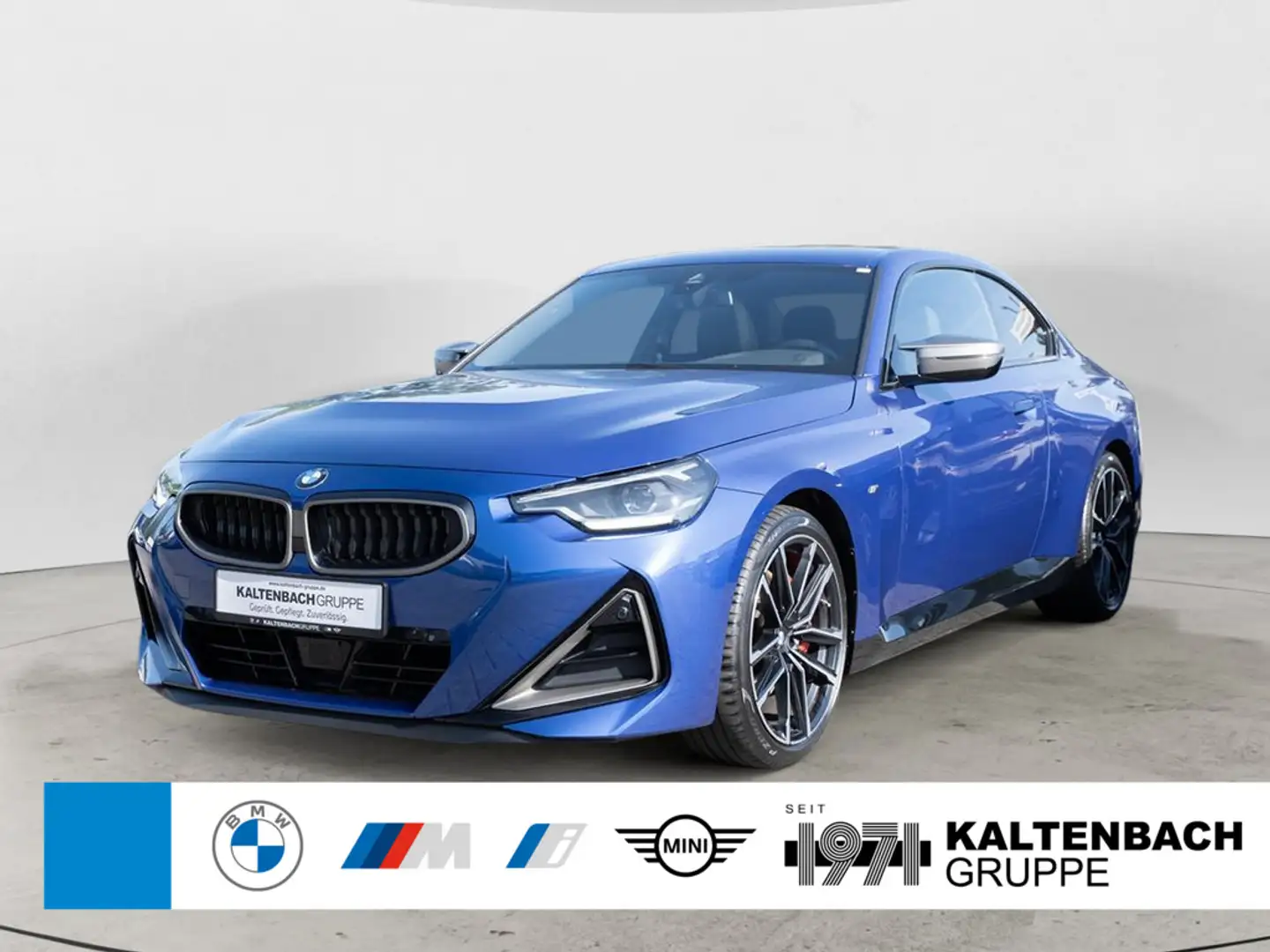 BMW 240 Mi Coupe xDrive LED NAVI HGSD H/K PDC Bleu - 1