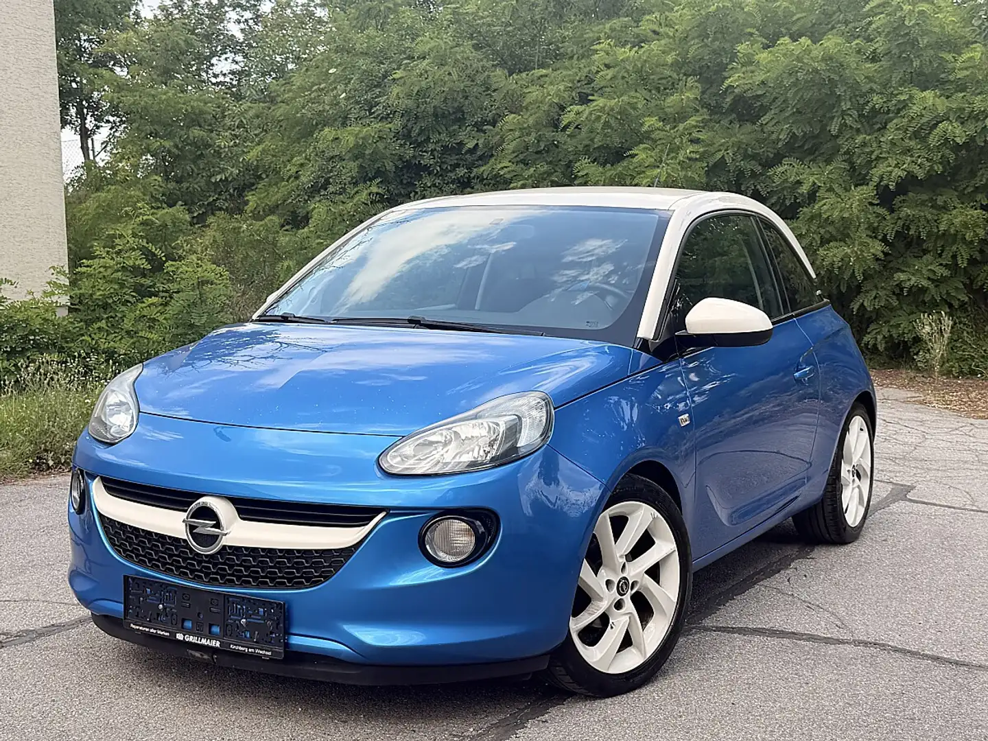 Opel Adam 1,2 Ecotec Black & White Blau - 1