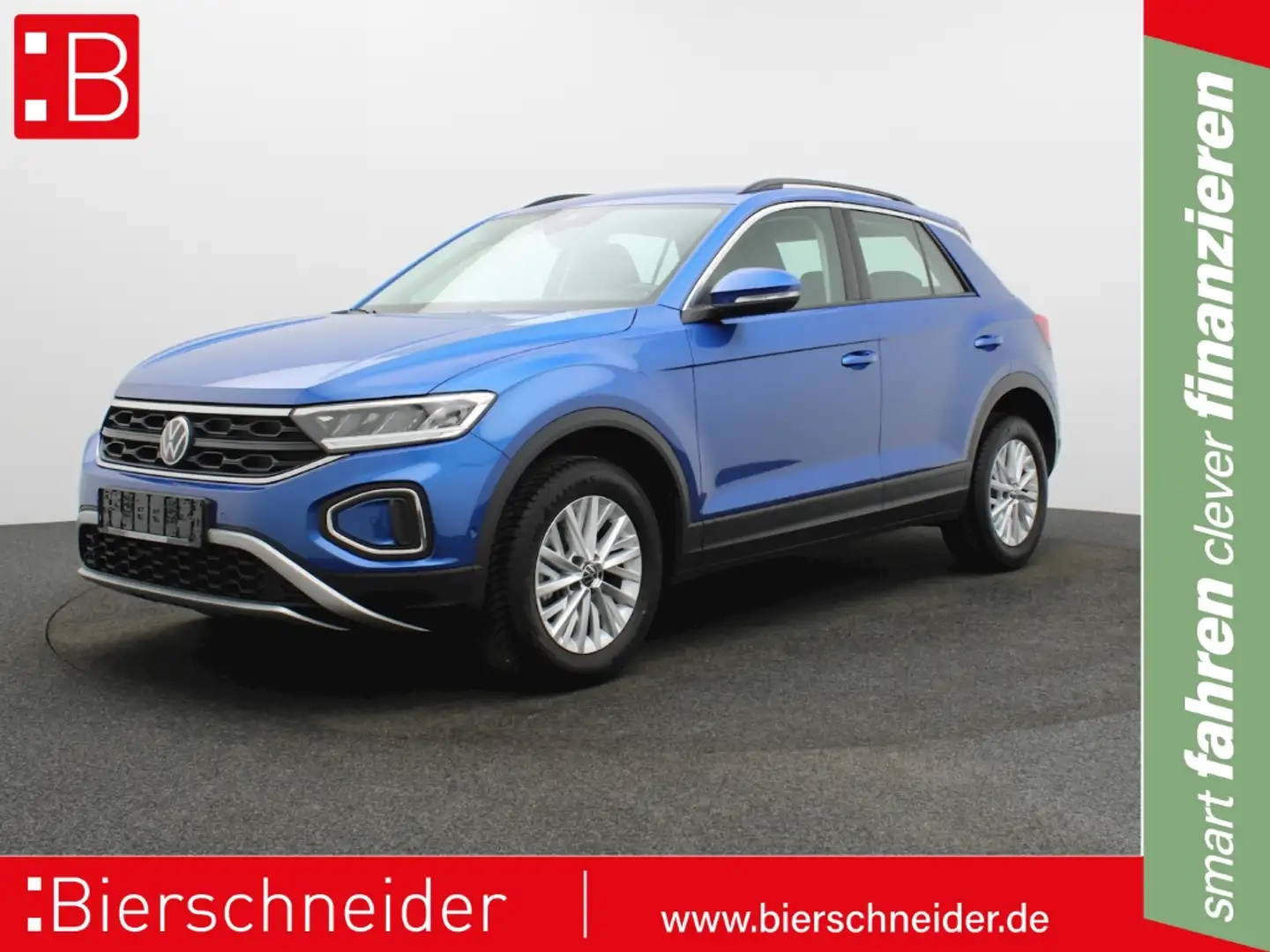 Volkswagen T-Roc 1.5 TSI Life AHK LED NAVI KAMERA SH Blau - 1