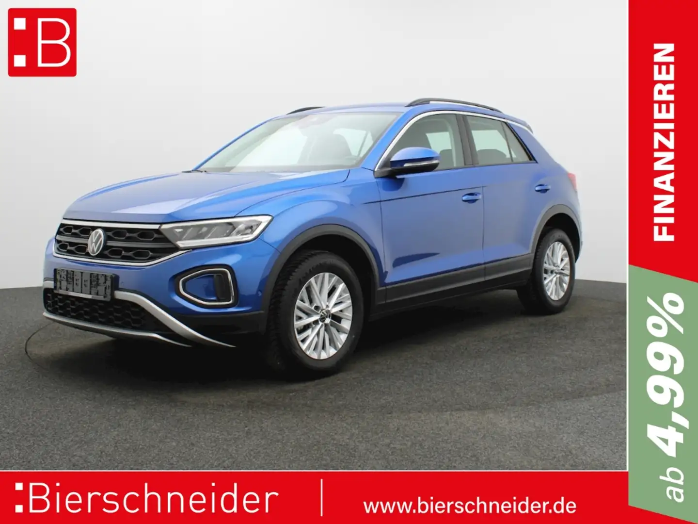 Volkswagen T-Roc 1.5 TSI Life AHK LED NAVI KAMERA SH Blau - 1