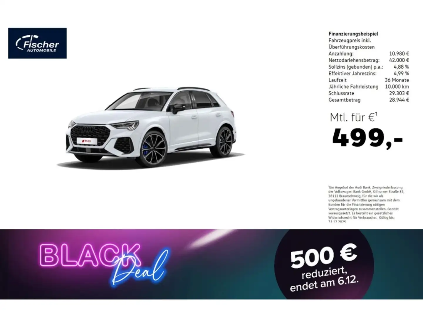 Audi RS Q3 TFSI quattro Bianco - 1