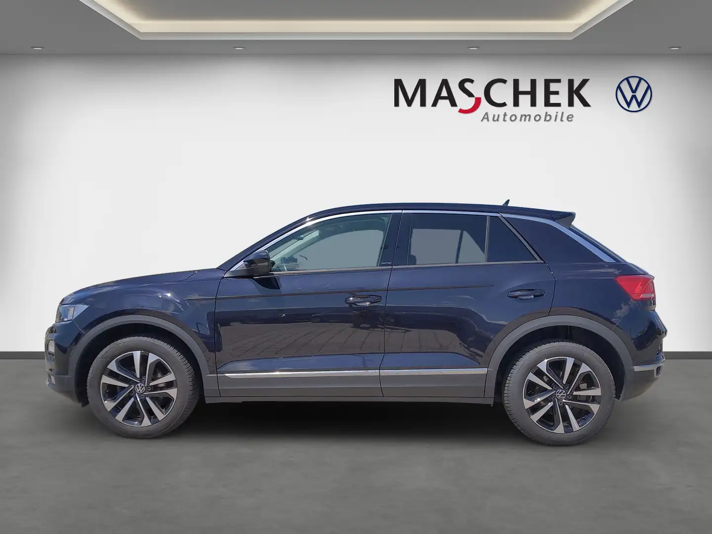 Volkswagen T-Roc United 1.0 TSI PDC AHK Sitzh Navi MFL Lane Assist Schwarz - 2