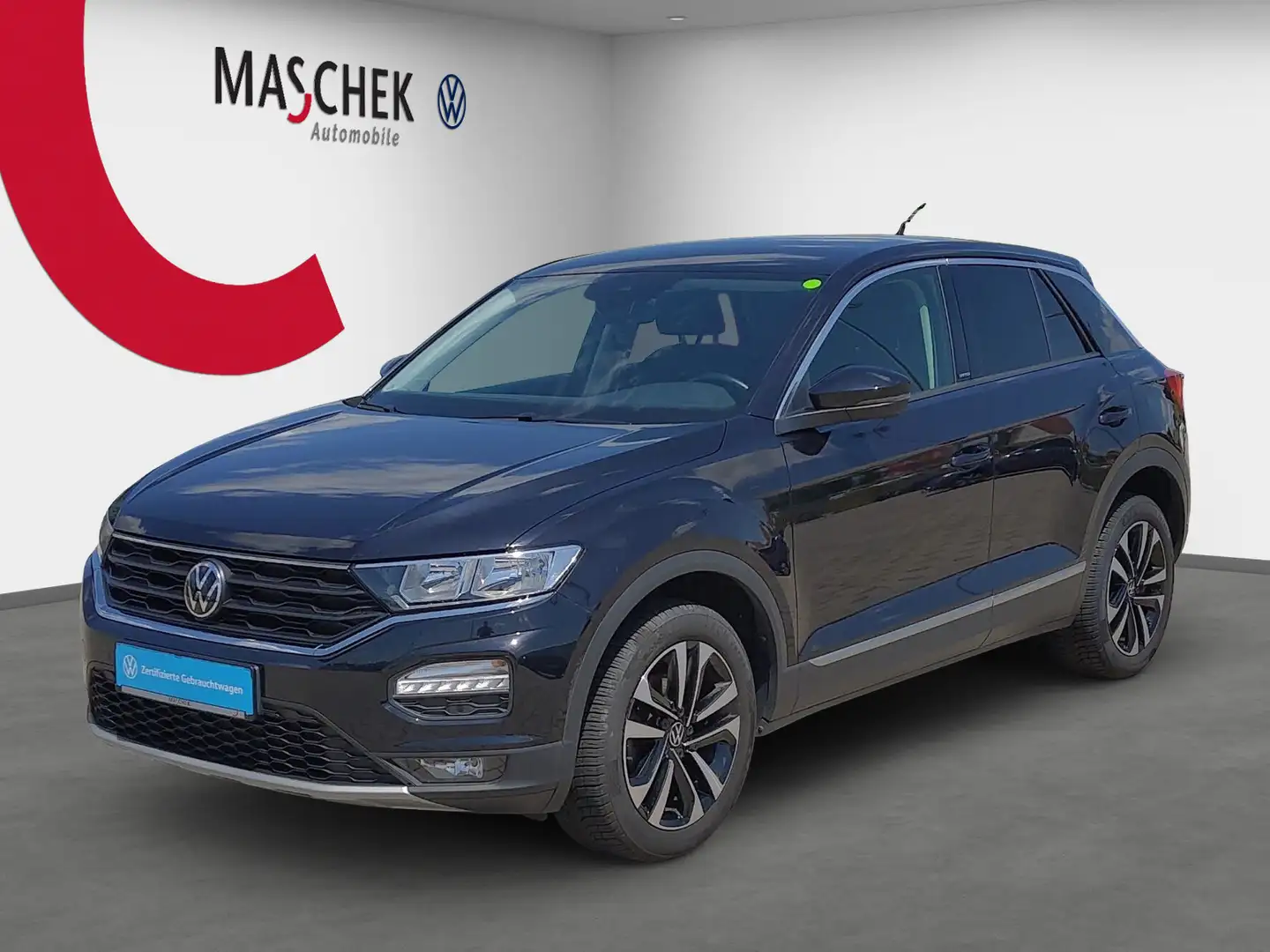 Volkswagen T-Roc United 1.0 TSI PDC AHK Sitzh Navi MFL Lane Assist Schwarz - 1
