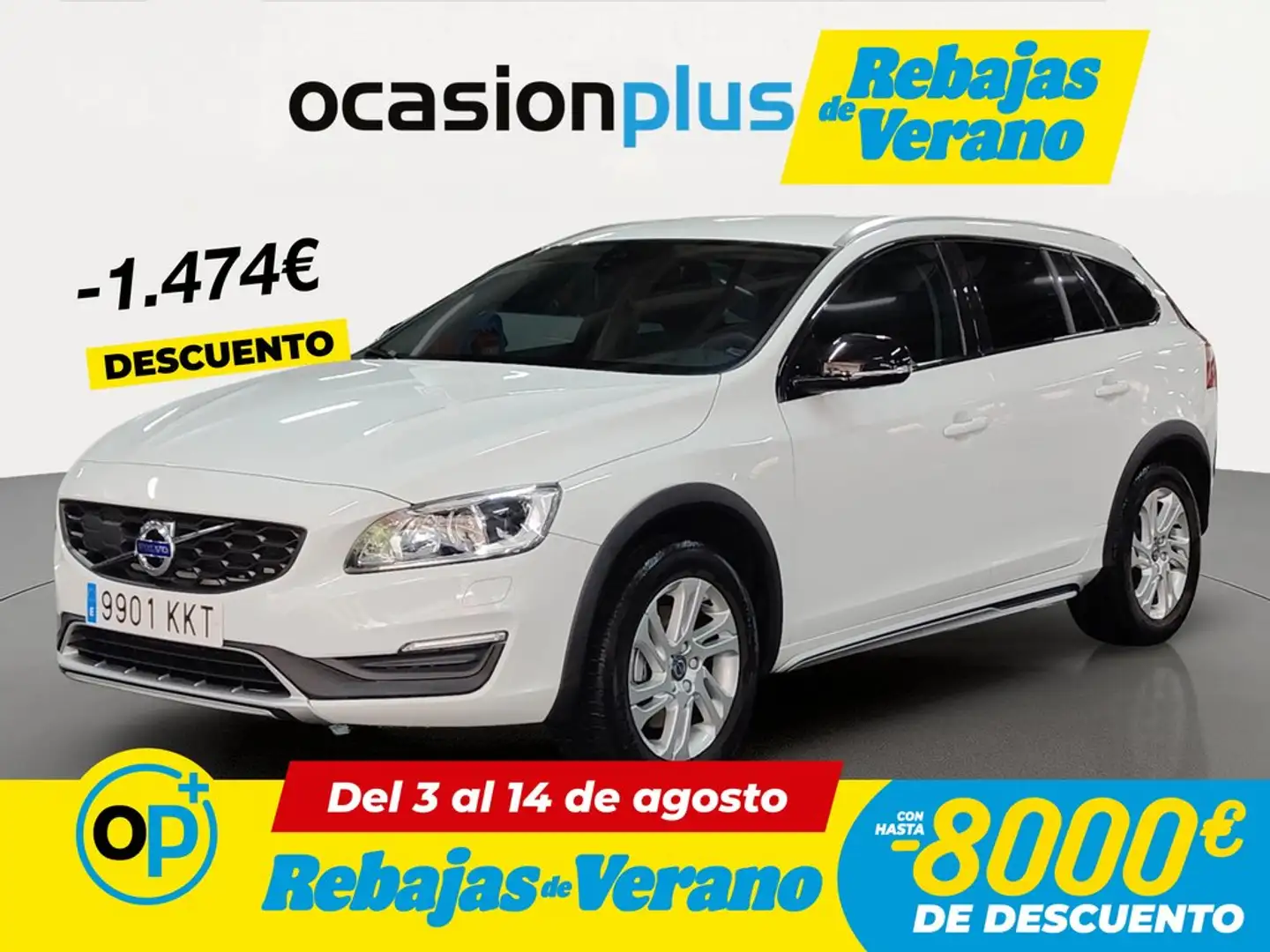 Volvo V60 Cross Country D3 Kinetic Blanco - 1