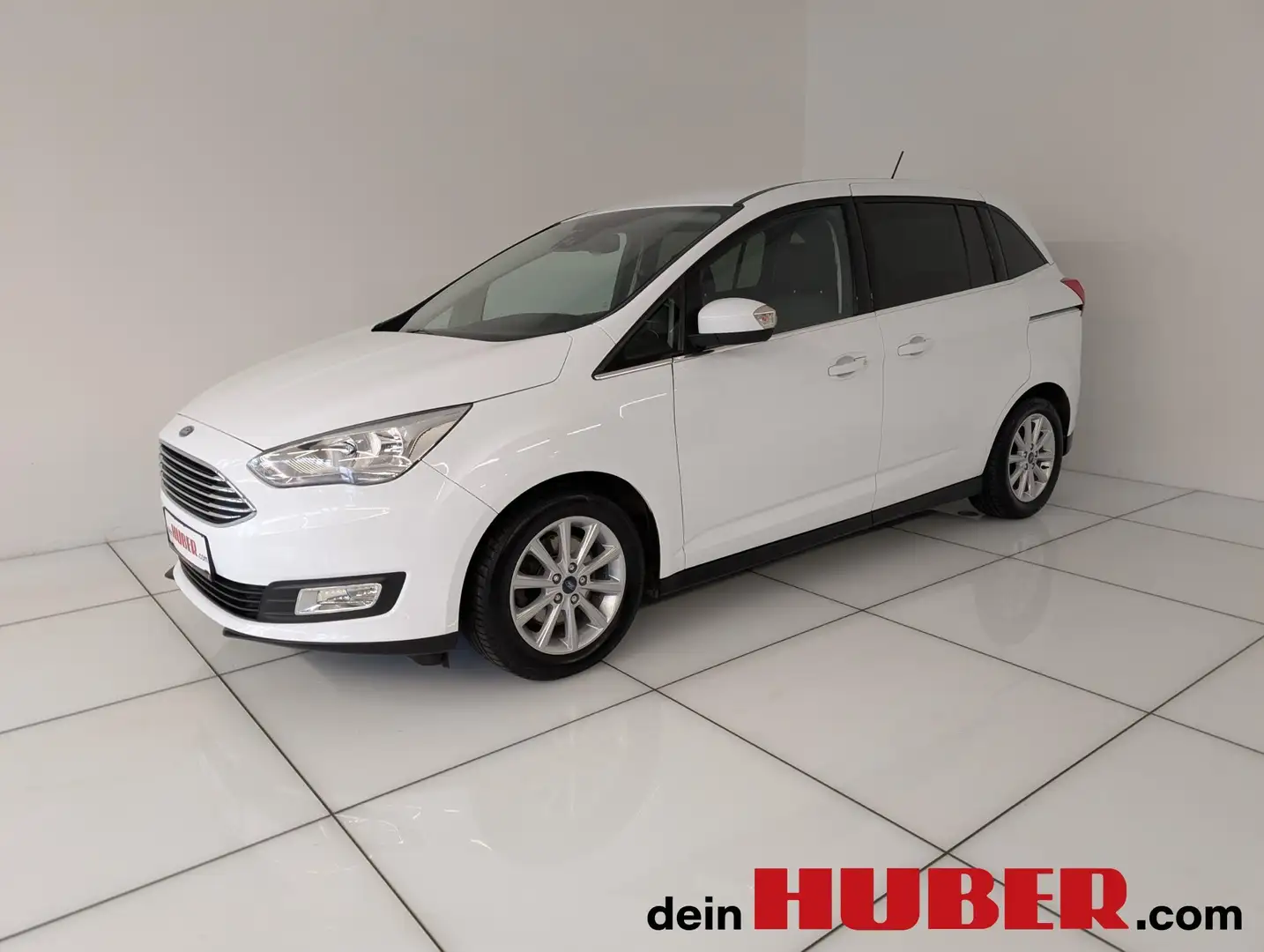 Ford Grand C-Max Titanium 1,0 EcoBo Blanc - 1