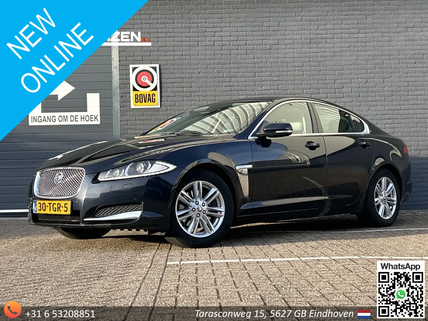 Jaguar XF 2.2D | Leder | Climate | Cruise | Navi | PDC | Sto Blauw - 1