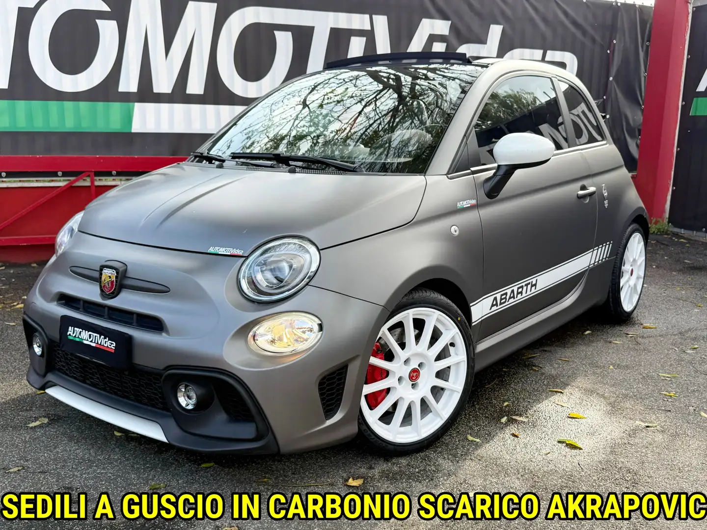 Abarth 595C 595C 1.4 t-jet esseesse 180cv  SABELT CARBONIO Šedá - 1