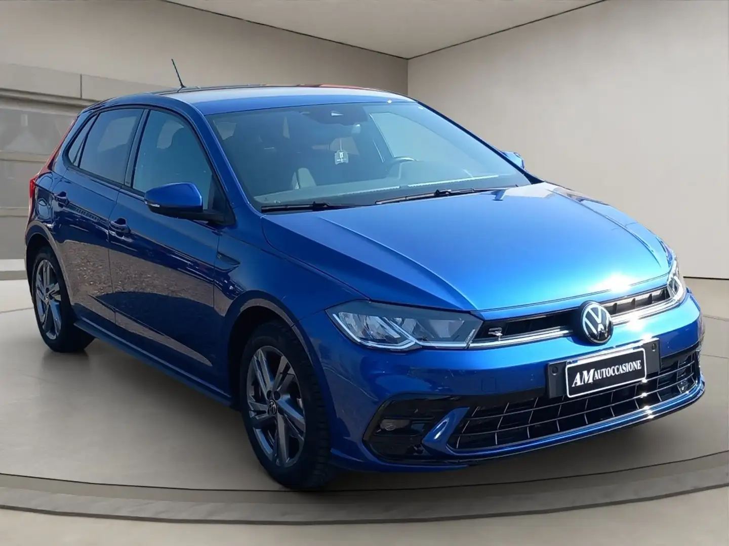 Volkswagen Polo 1.0 tsi R-Line 95cv dsg Bleu - 1