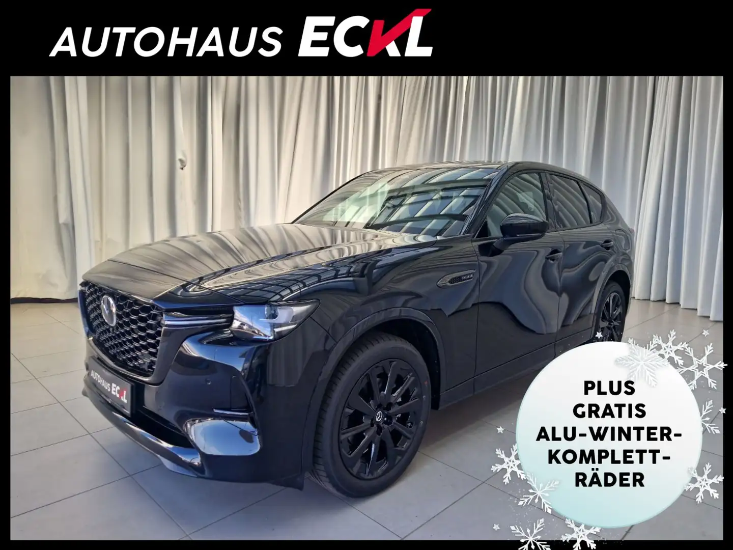 Mazda CX-60 3.3L D 254PS 8AT AWD Homura Plus BLOP AUT Schwarz - 1