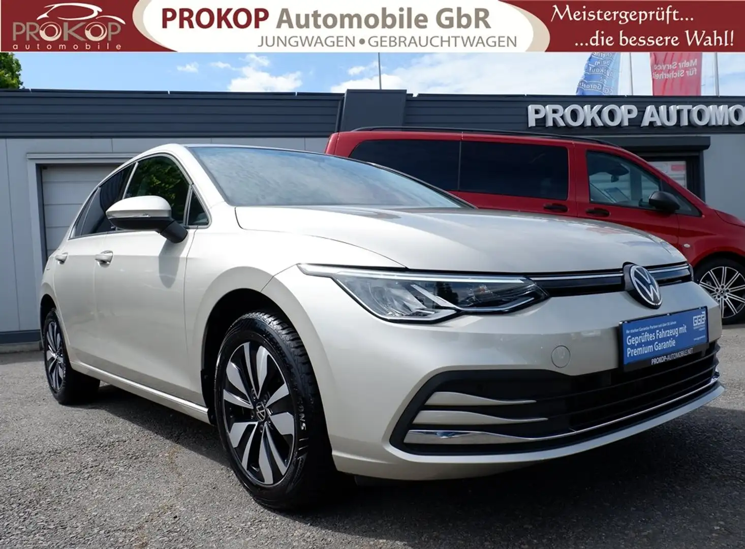 Volkswagen Golf 8 Move eTSI DSG ACC AppCo DAB Navi LED LightAssist Beige - 2
