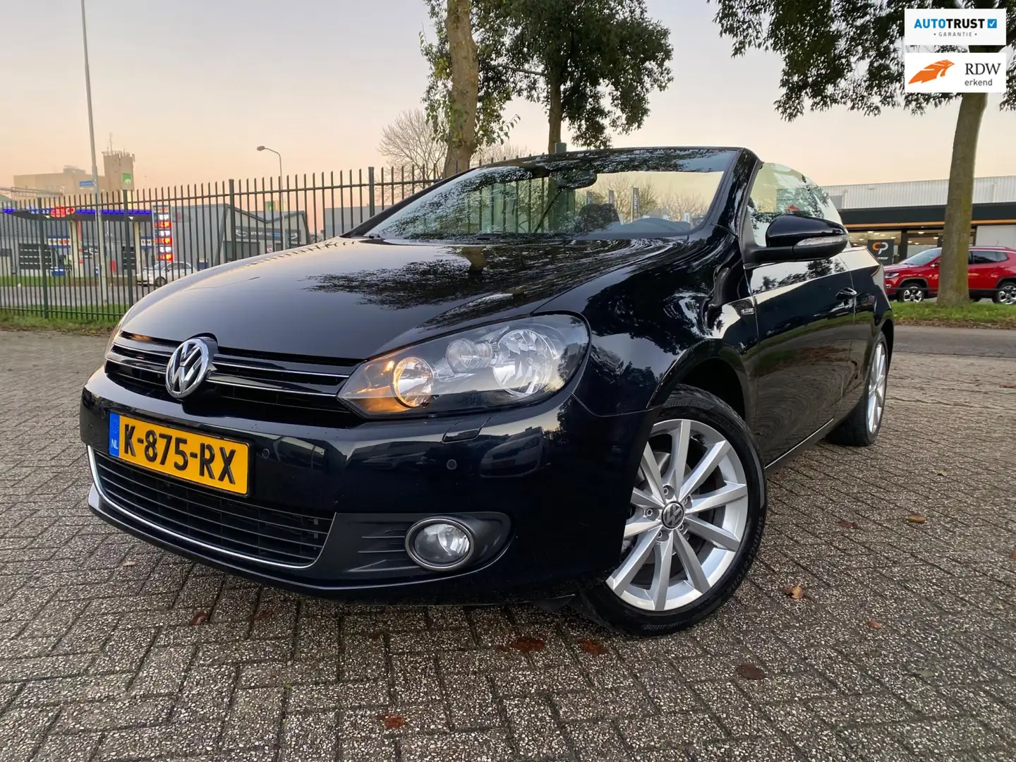 Volkswagen Golf Cabriolet 1.4 TSI Navi Pdc Cruise Stoelv Tel Km 88386 Noir - 1