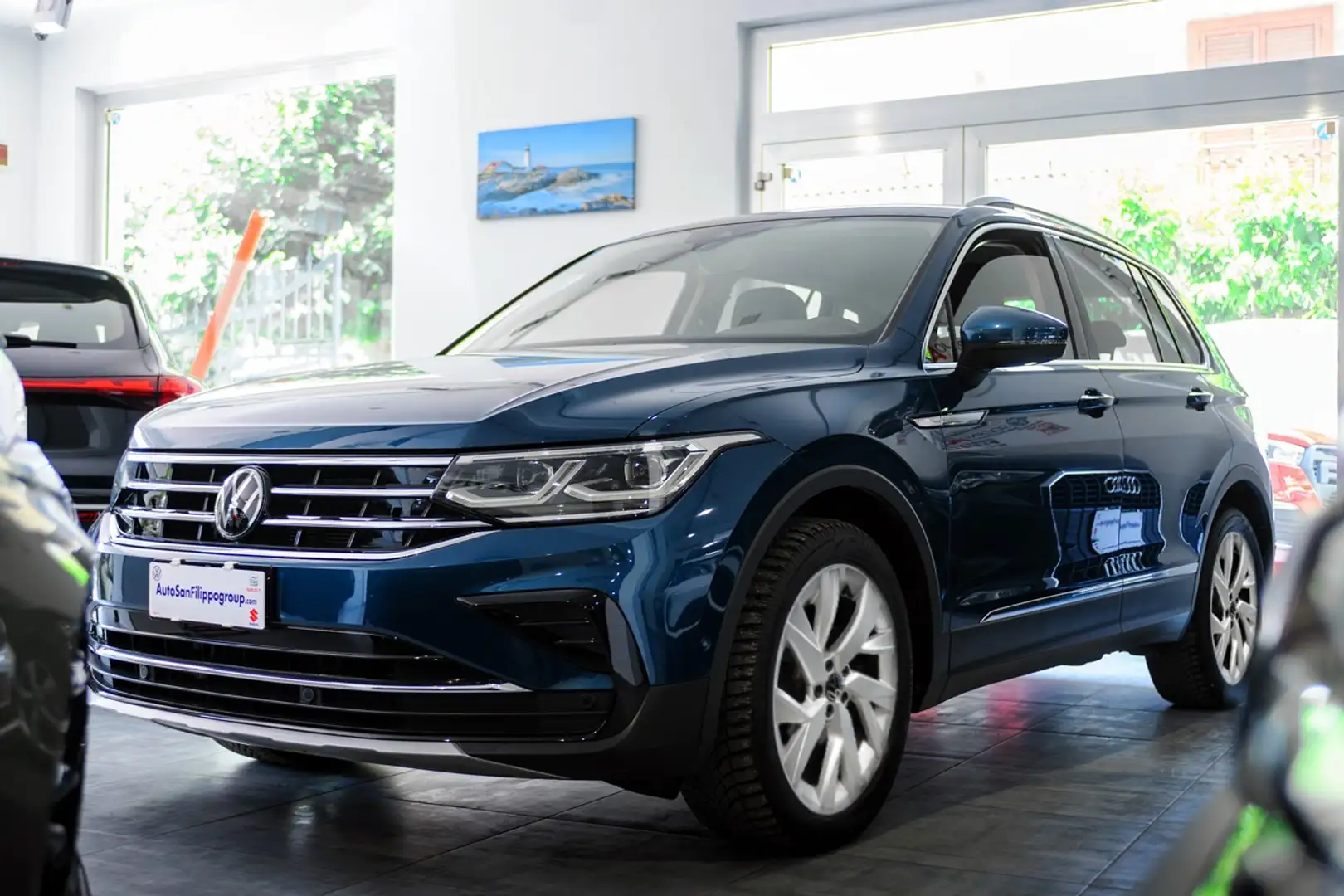 Volkswagen Tiguan Tiguan II 2021 2.0 tdi Elegance 150cv dsg NAVY-TEL Blu/Azzurro - 1