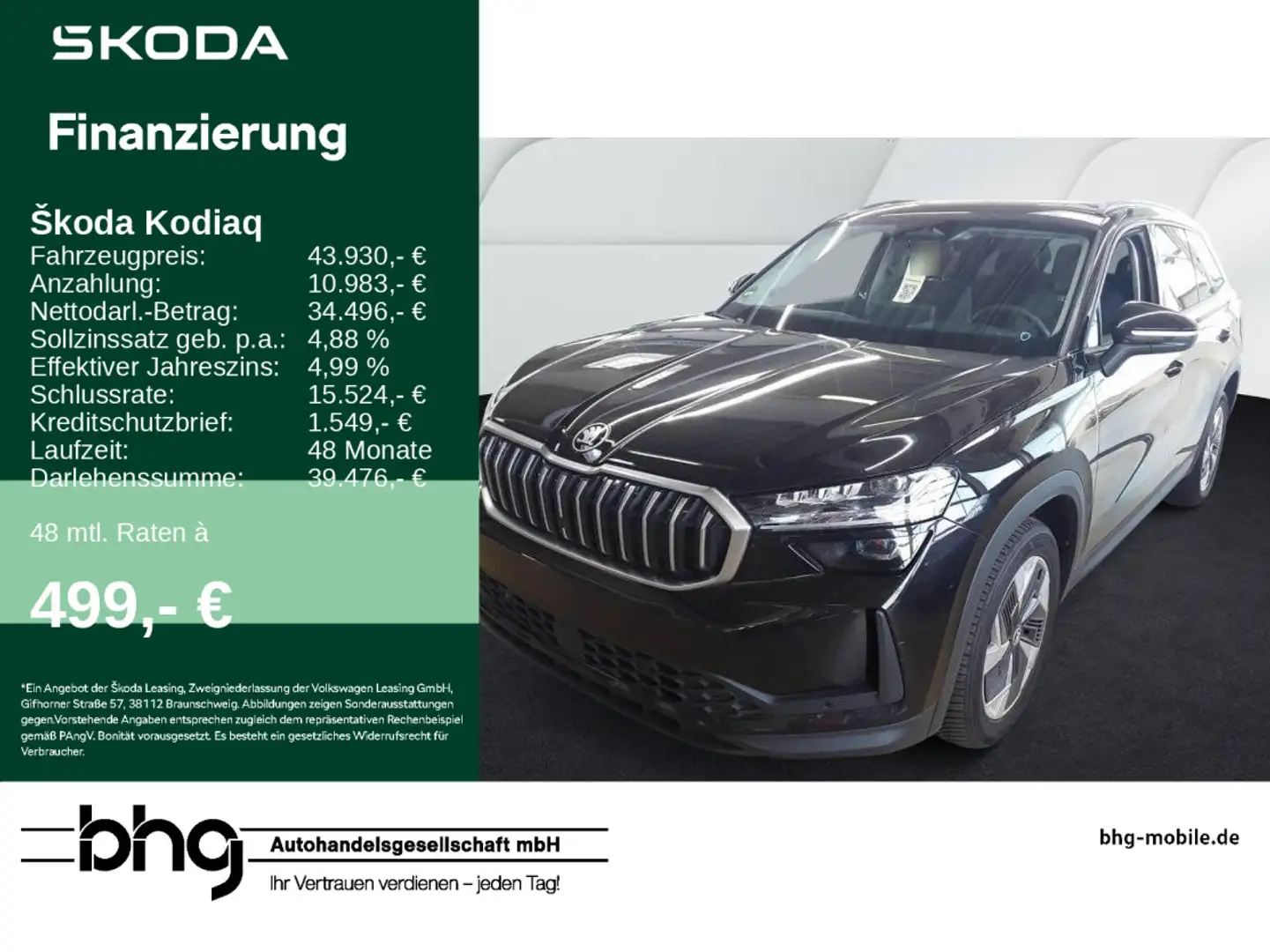 Skoda Kodiaq 2.0 TDI 4x4 DSG Selection Schwarz - 1