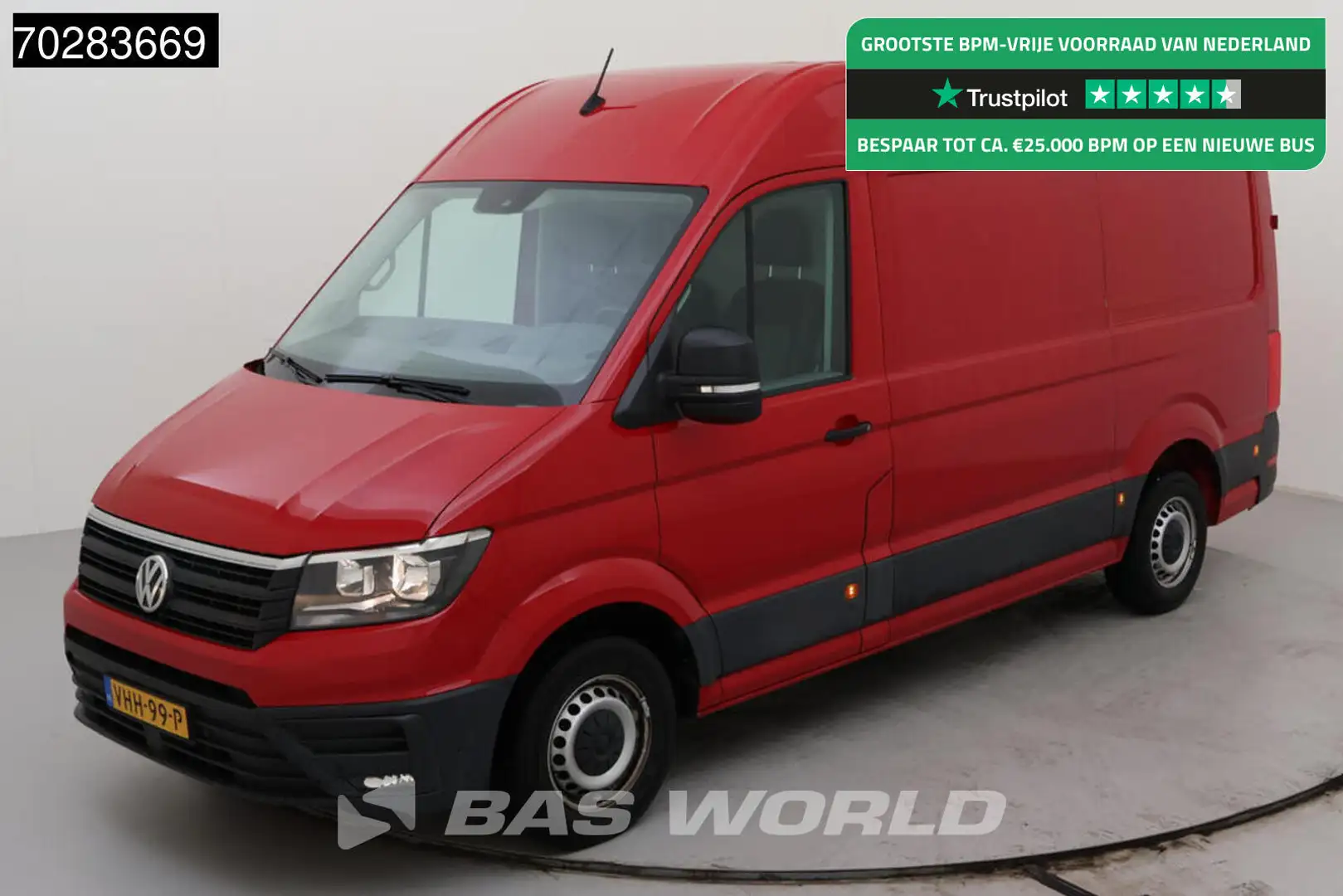 Volkswagen Crafter 177pk Coming Soon! Automaat L3H3 Trekhaak Navi Air Rood - 1