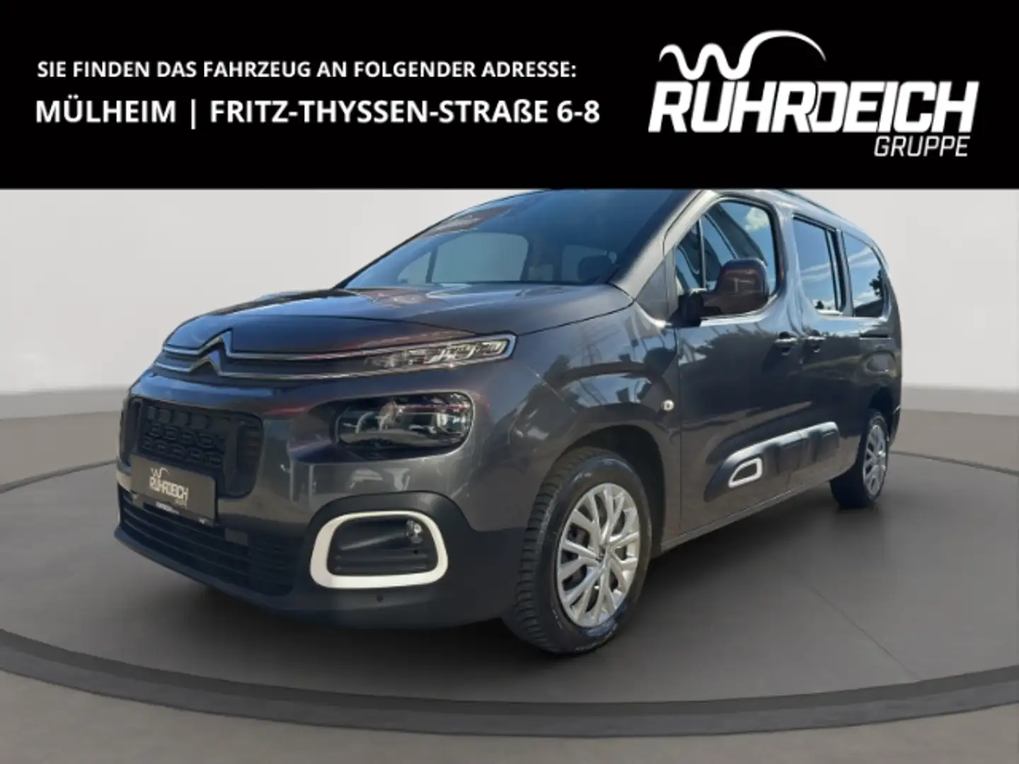 Citroen Berlingo Shine XL 1.2 PureTech 130 EU6d HUD Navi Apple CarP Gris - 1