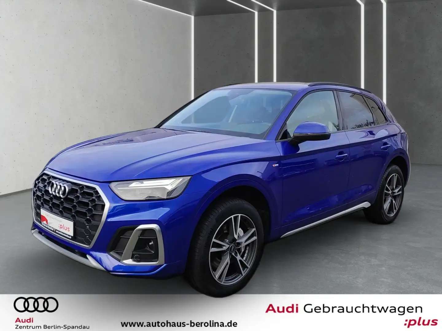 Audi Q5 50 TDI qu. S line tiptronic *Virt.C+*R-CAM* Blau - 2