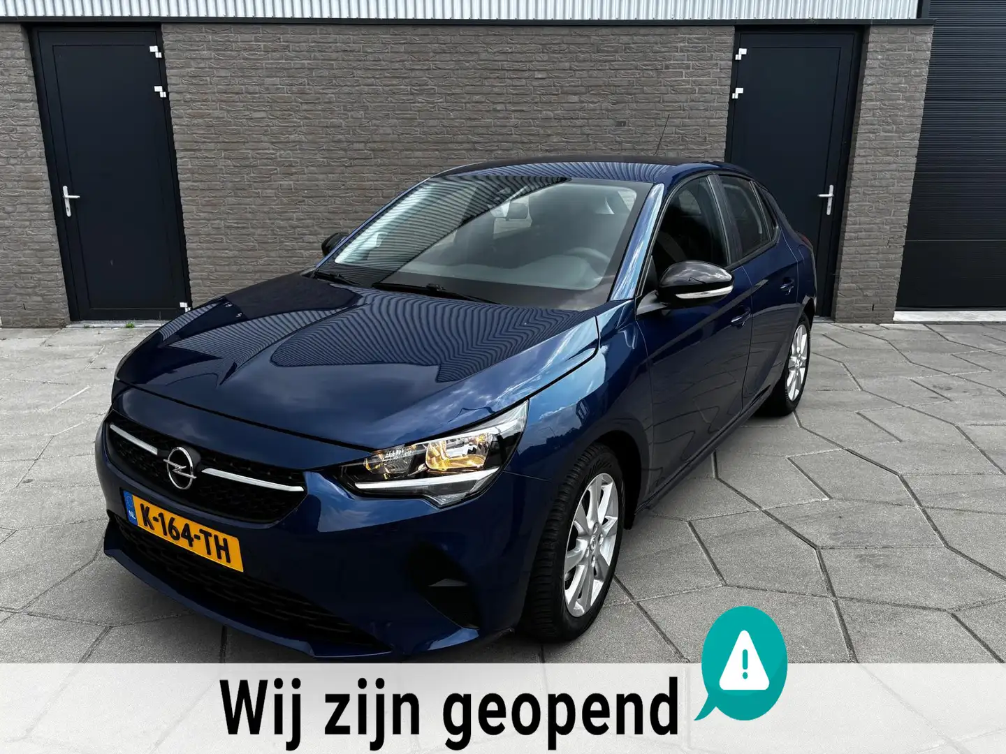 Opel Corsa 1.2 Edition| 5 Drs met airco, sensoren in de voorr Blauw - 1