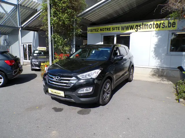 Hyundai SANTA FE 2.0CRDi 150cv 2WD 7pl. noir 06/15 Airco GPS Cruise