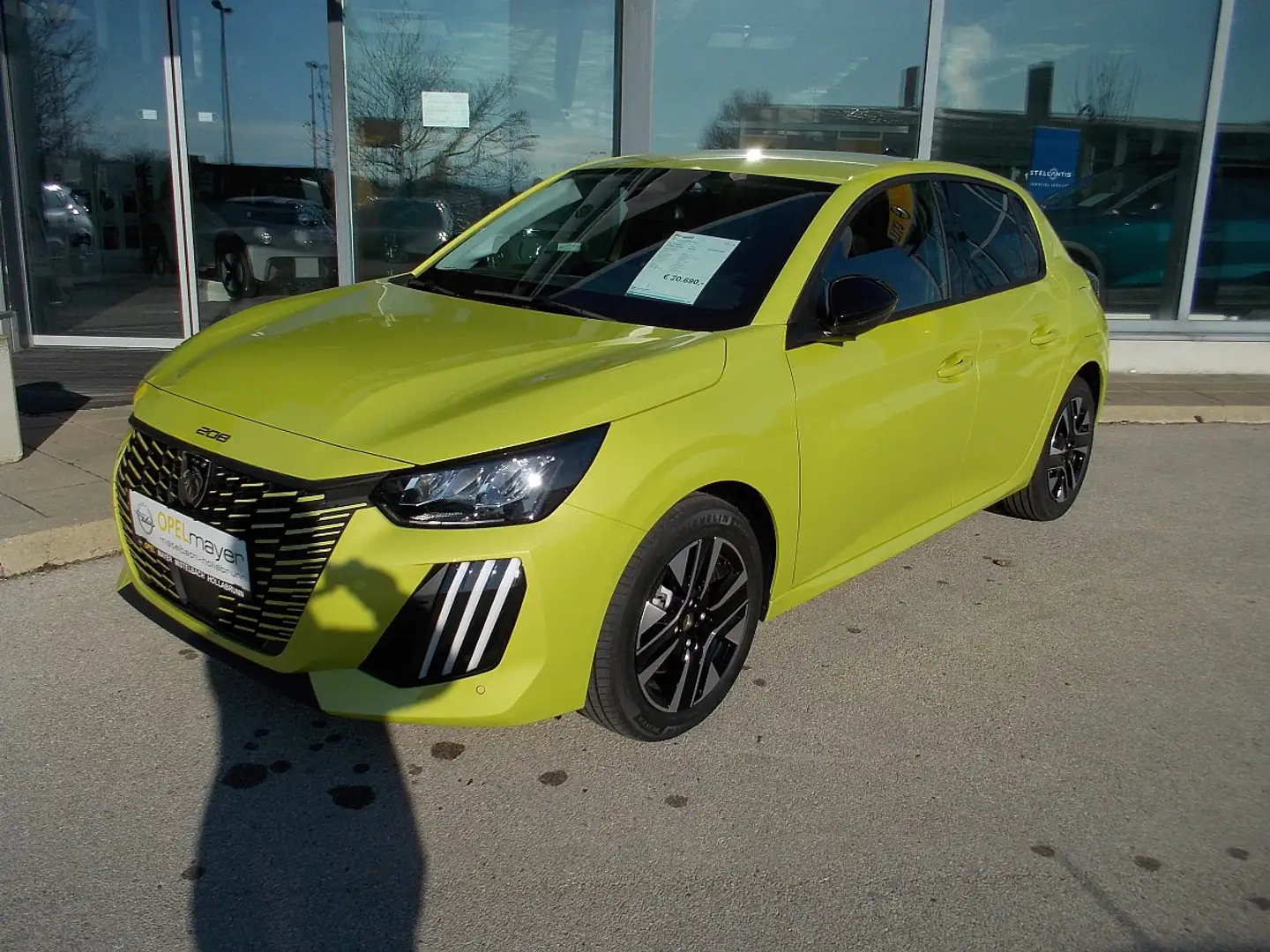 Peugeot 208 PureTech 100 S&S Allure Gelb - 1