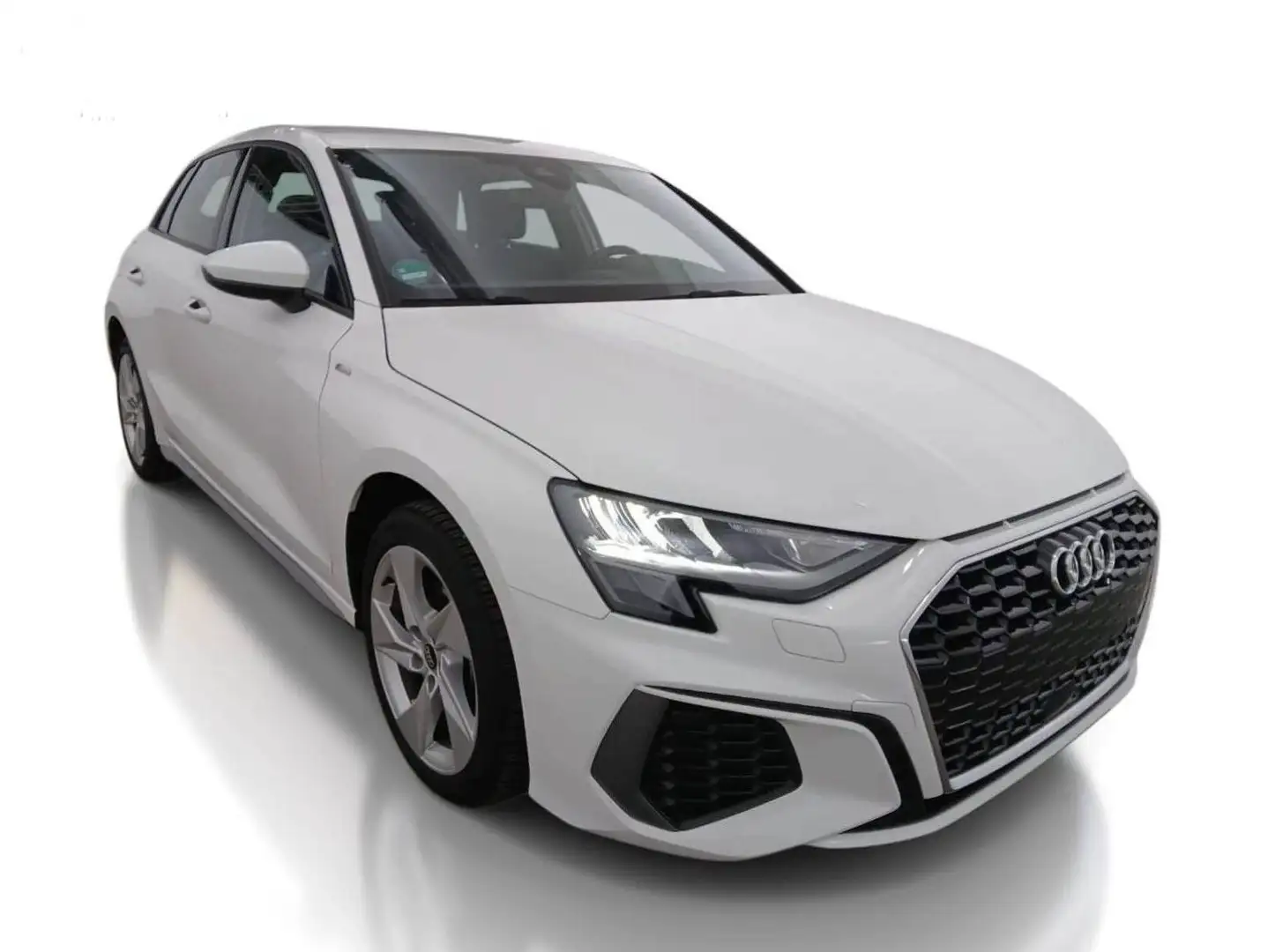 Audi A3 Sportback 40 TFSI e S line Blanc - 1