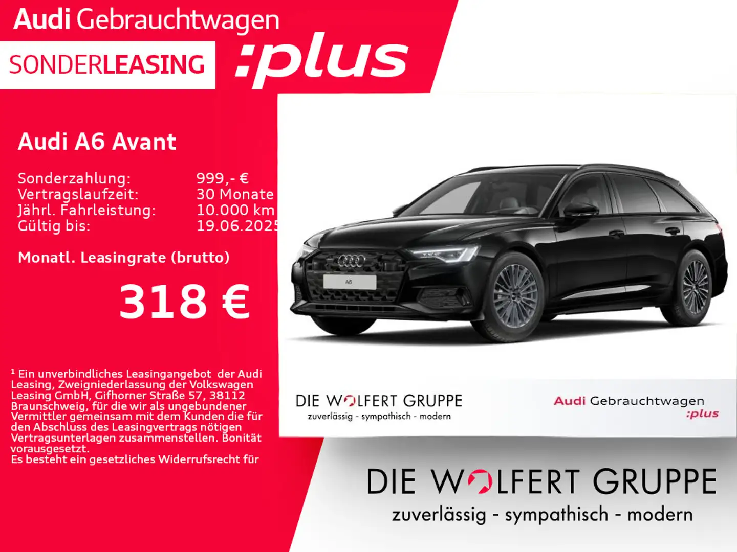 Audi A6 advanced 40 TDI quattro S tronic ACC Nero - 1