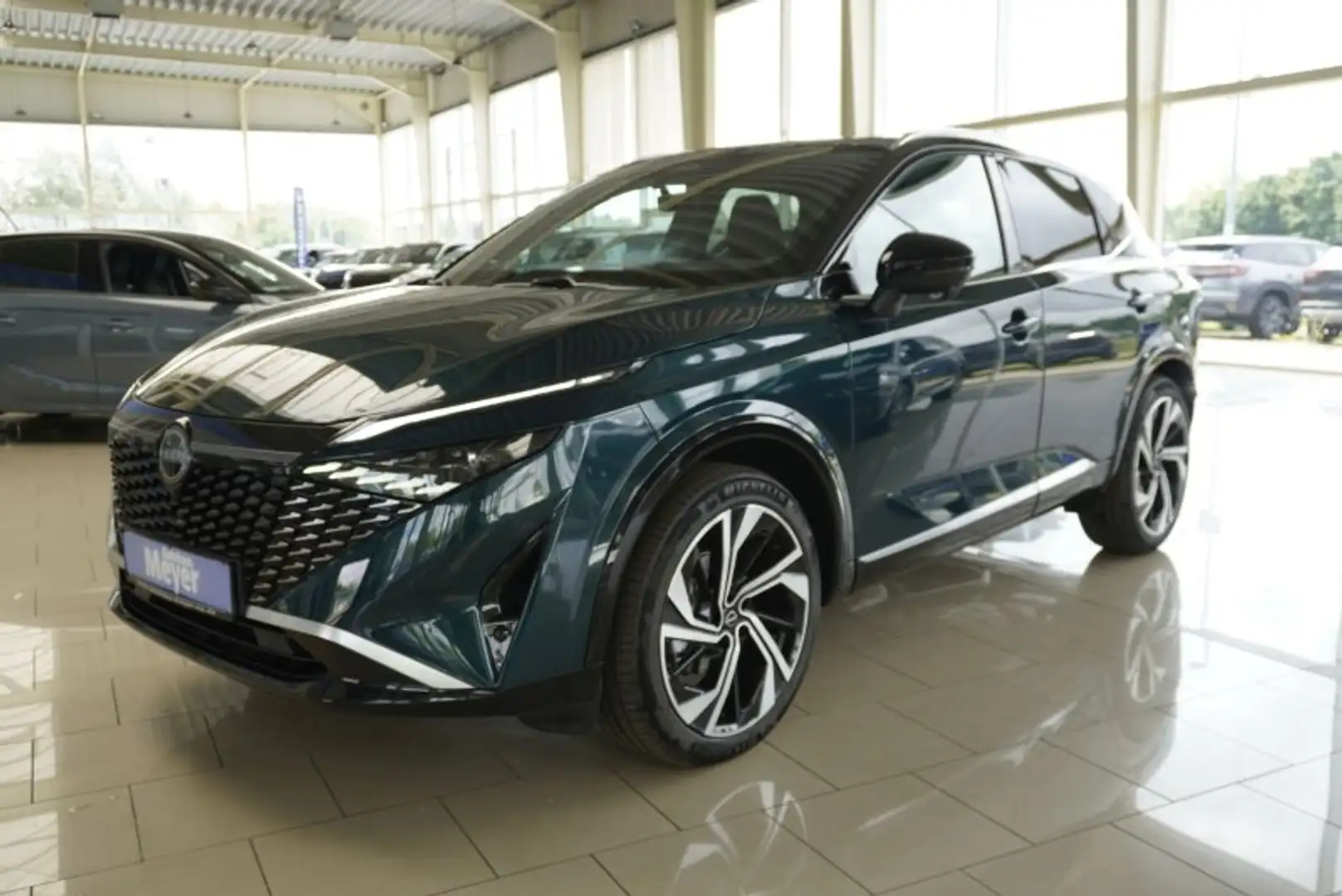 Nissan Qashqai Tekna+ 1,3 DIG-T Xtronic Pano/Leder/Navi/el.Klappe Green - 1