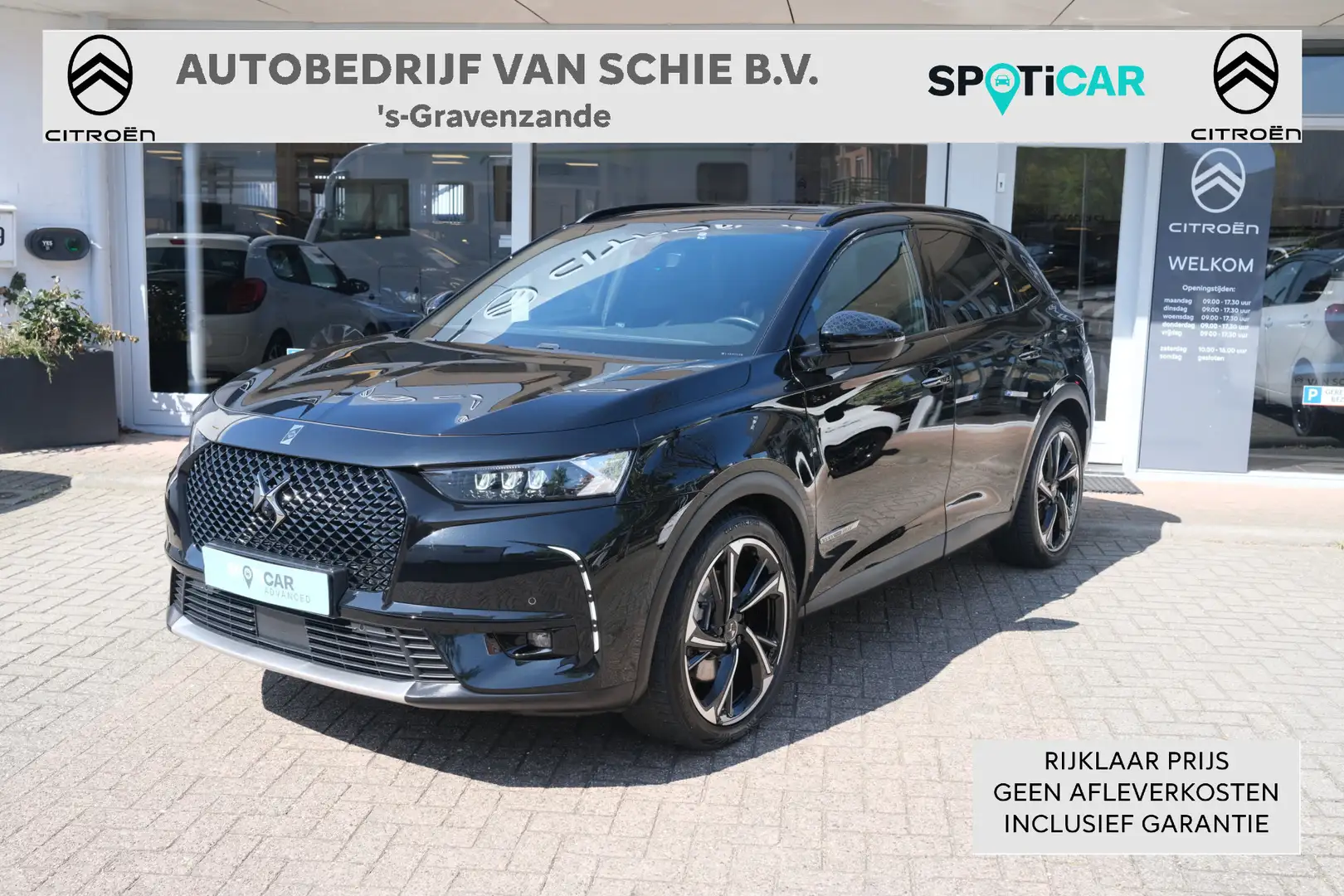 DS Automobiles DS 7 Crossback e-Tense 300 4x4 Louvre Panormadak | HiFi | Nachtzi Zwart - 1