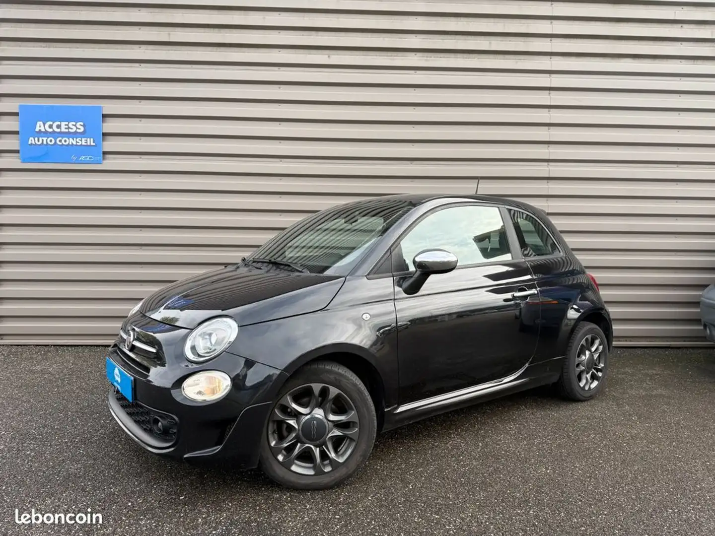 Fiat 500 HYBRID SPORT, Entretien complet, comme neuve, GARANTIE Noir - 1