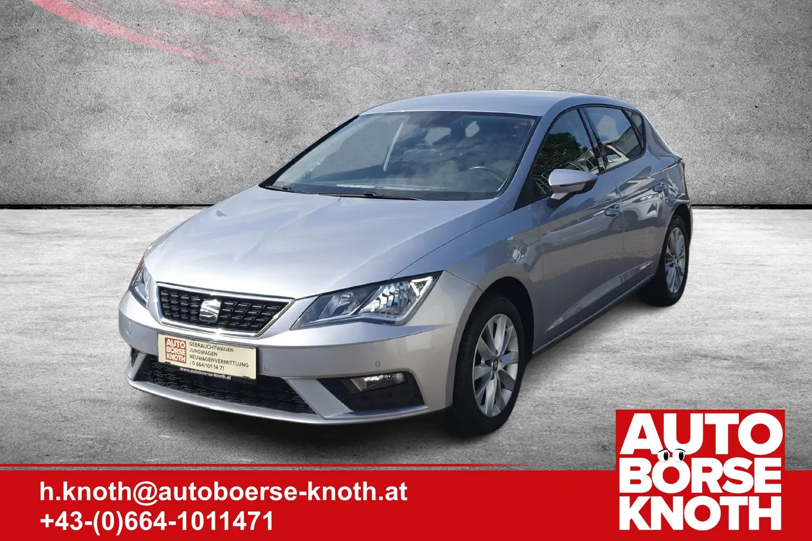 SEAT Leon Style Navi, PDC,Klimatronic Plateado - 1